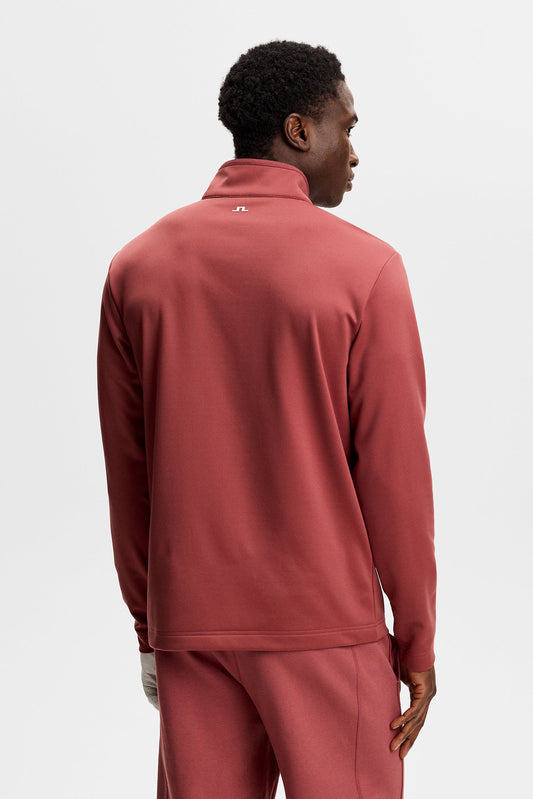 Clide Quarter Zip Mid Layer / Apple Butter