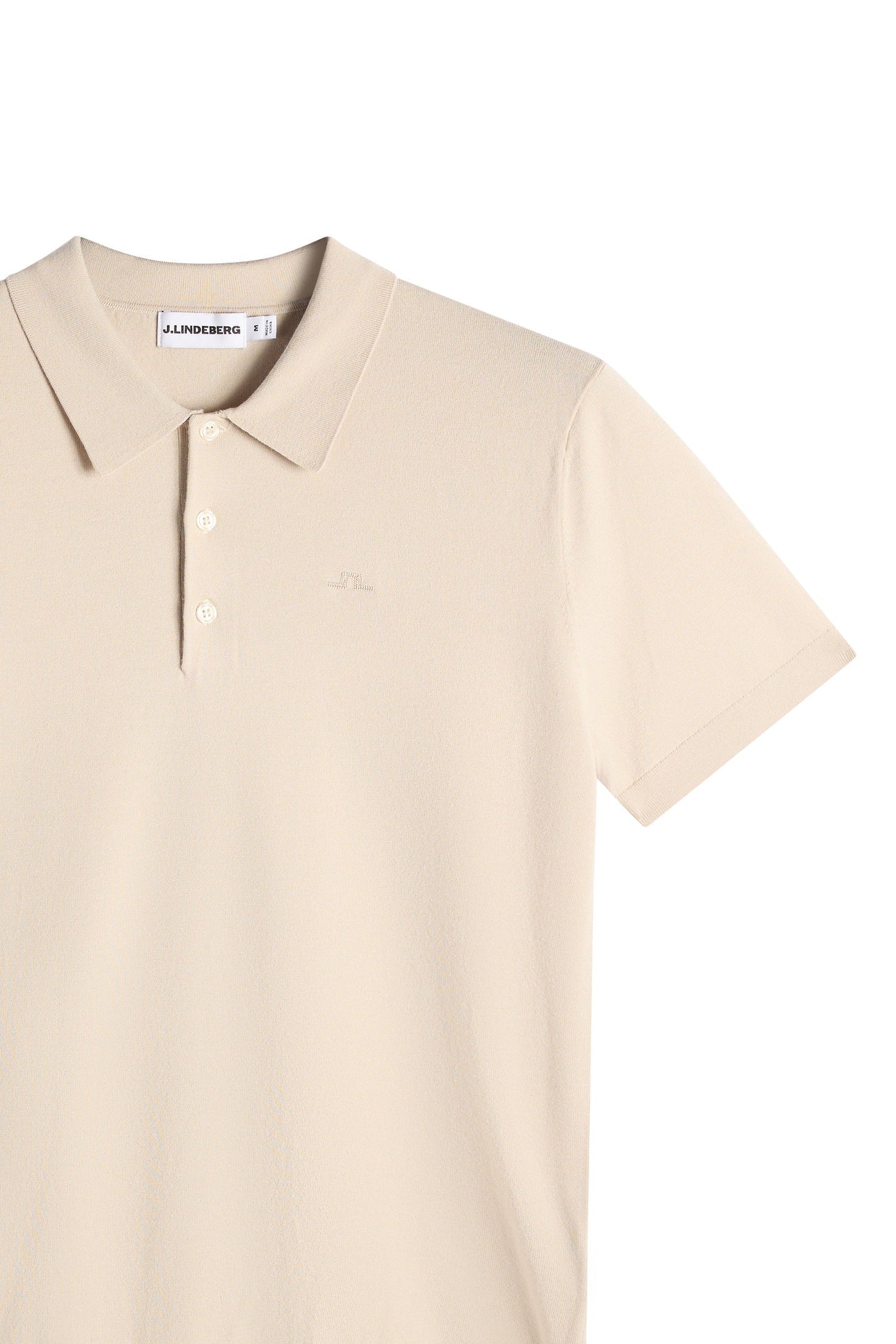 Ridge Knitted Polo / Moonbeam