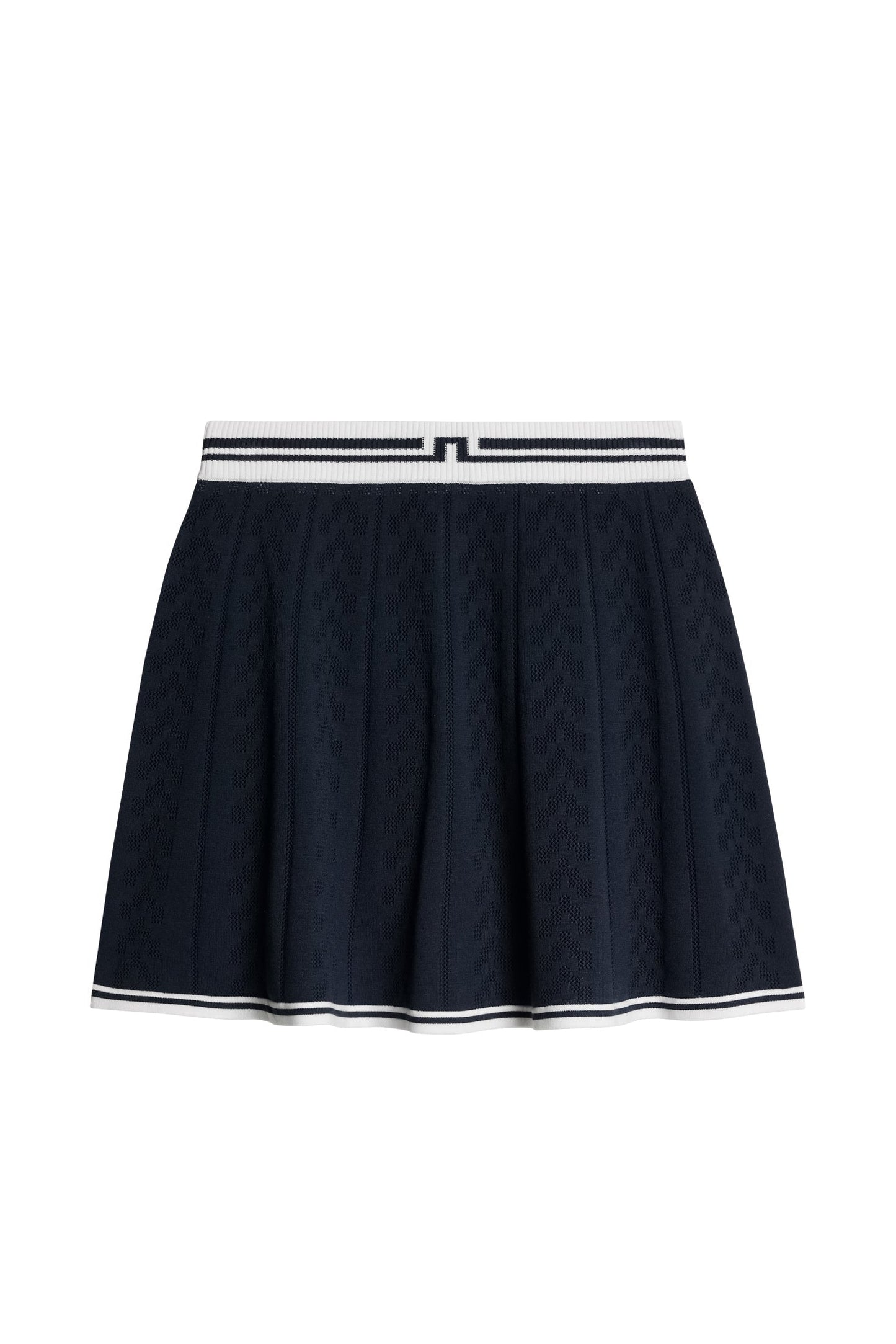 Pamela Pointelle Knitted skirt / Navy
