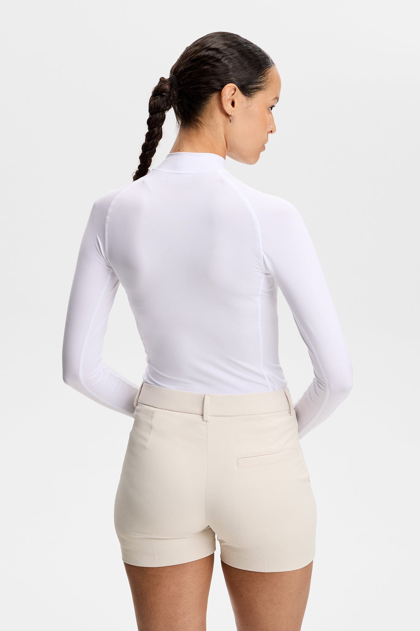 Ella Compression Top / White