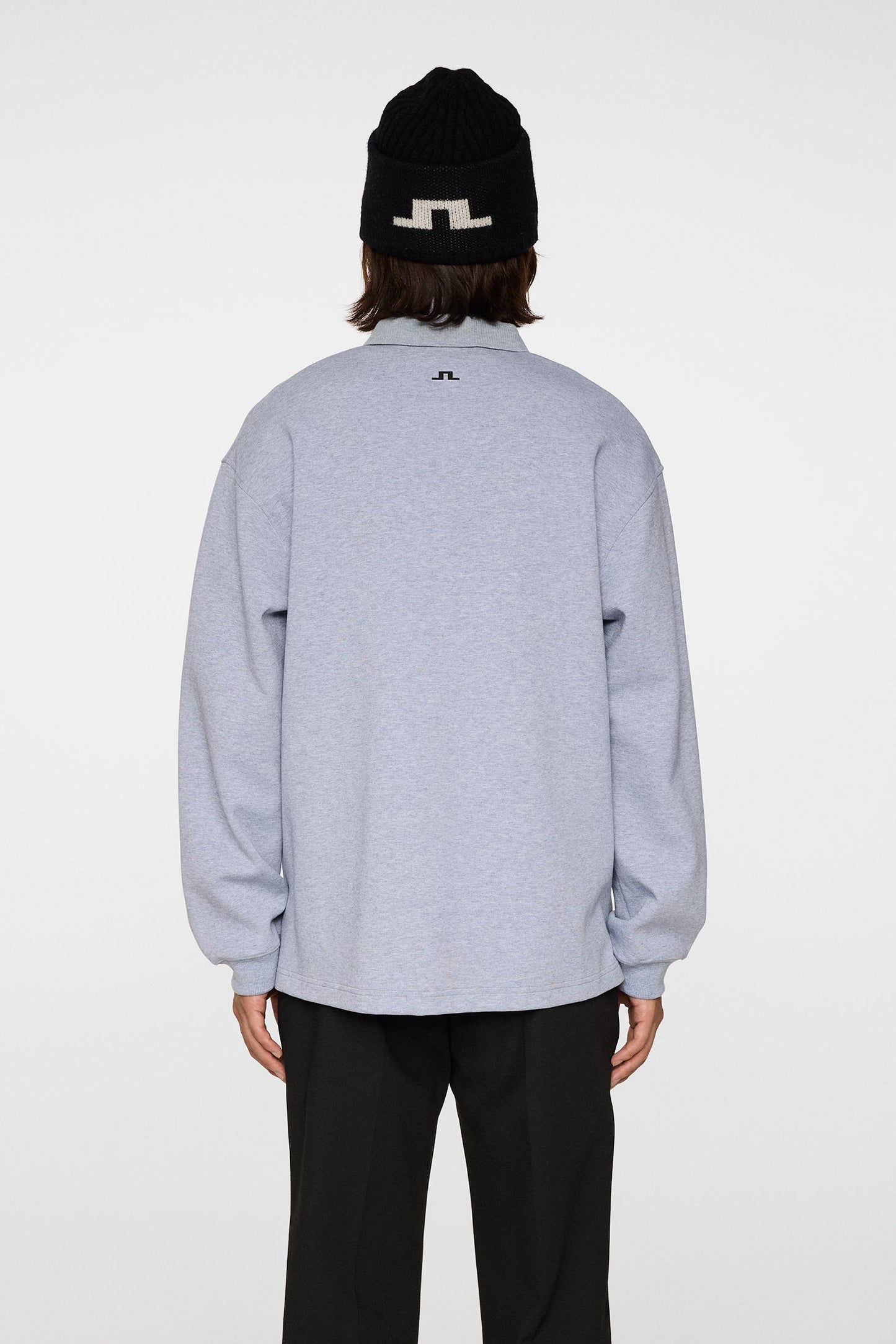 Cadan Polo Sweater / Medium Grey Melange