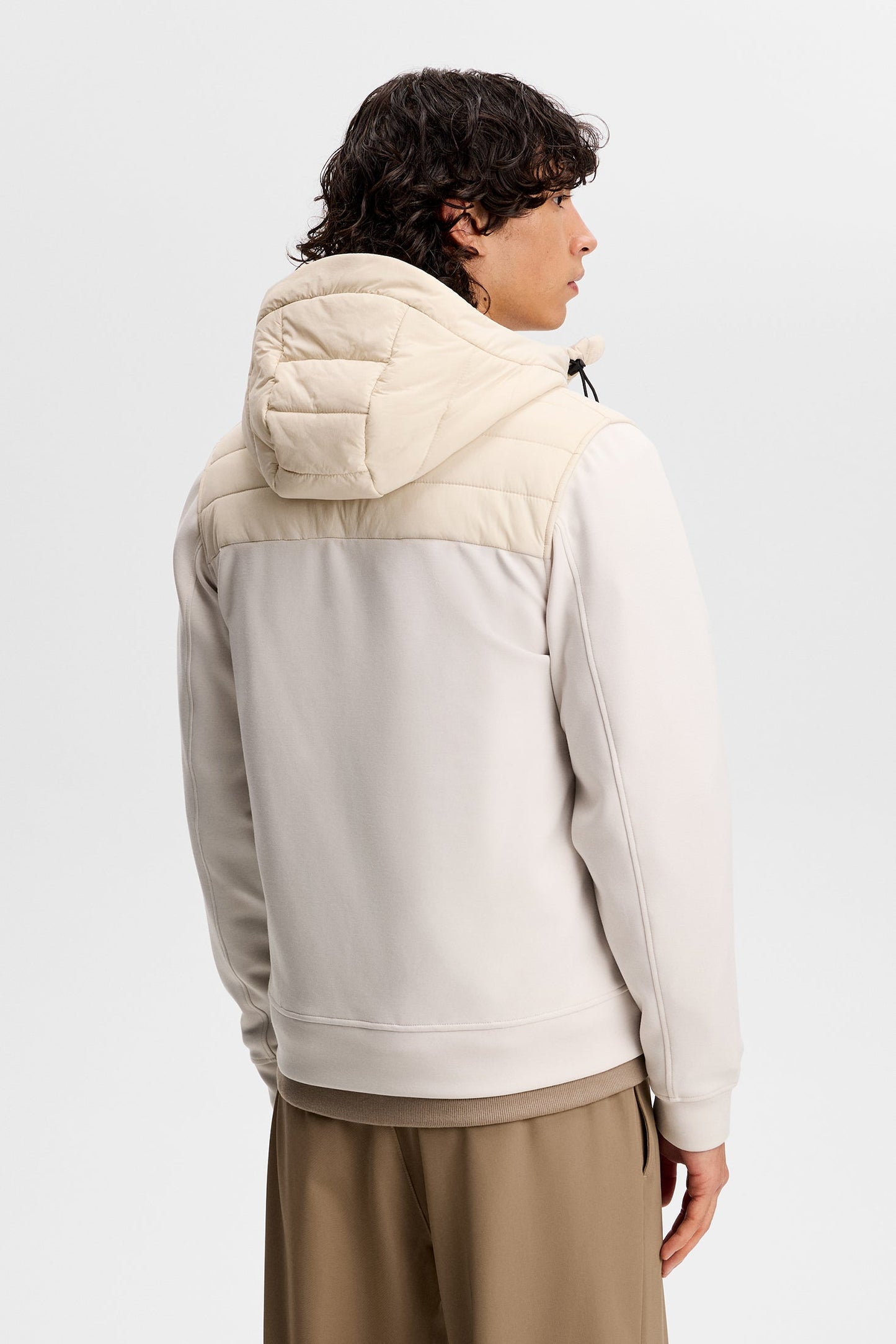 Gage Hybrid Hood Jacket / Moonbeam