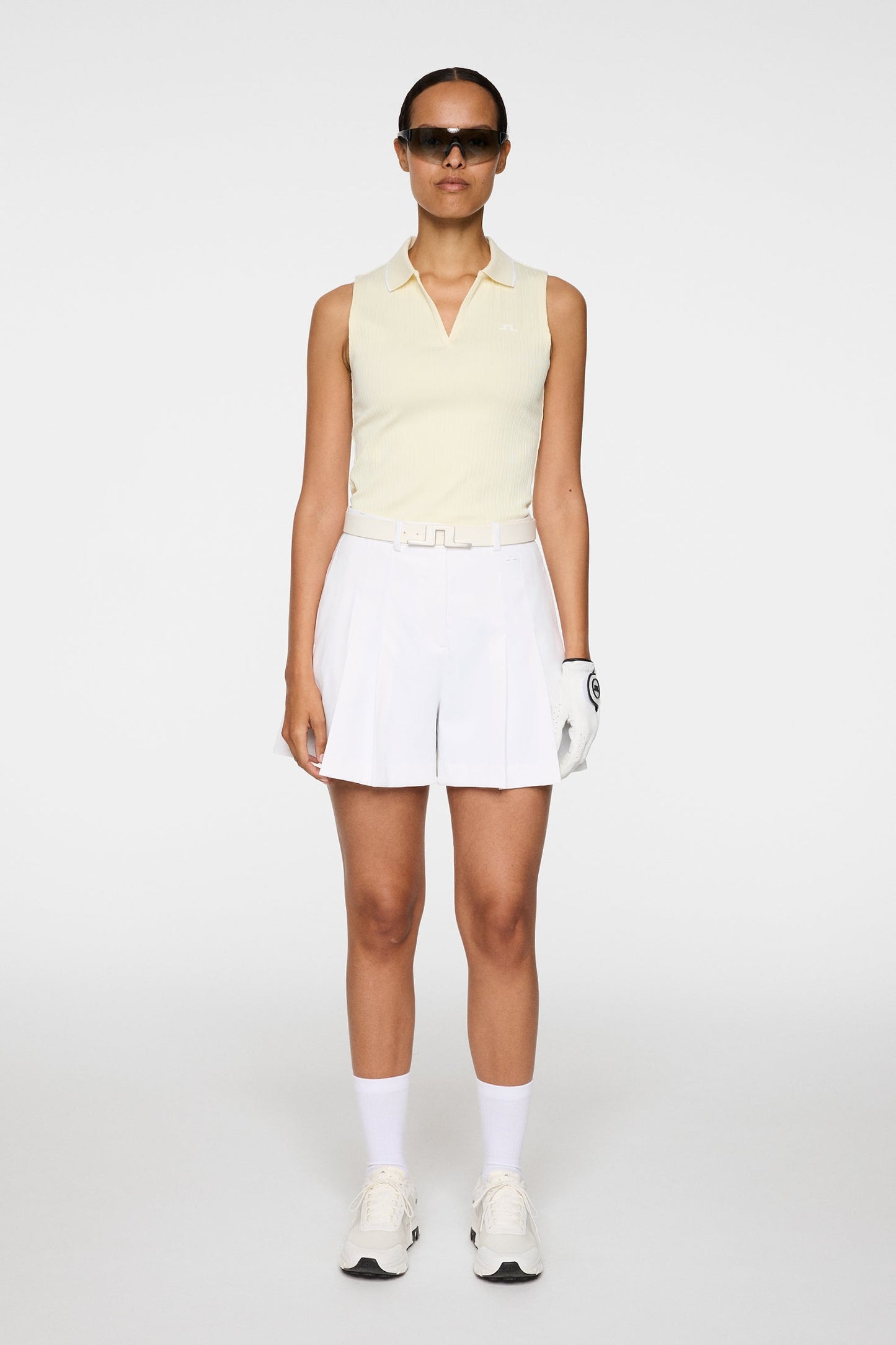 Delilah Sleeveless Top / Lemon Icing