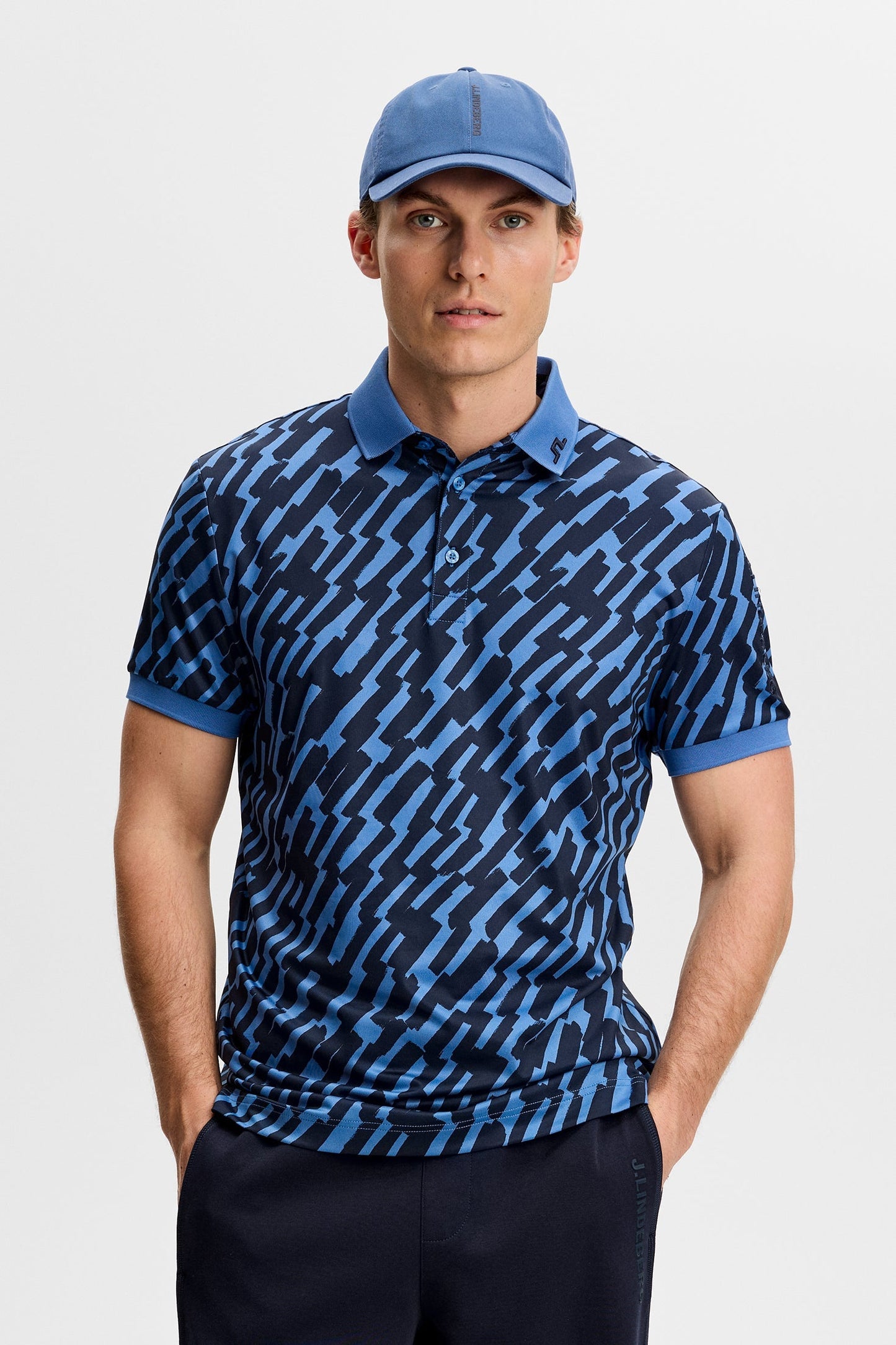Tour Tech Print Polo / Oak Federal M