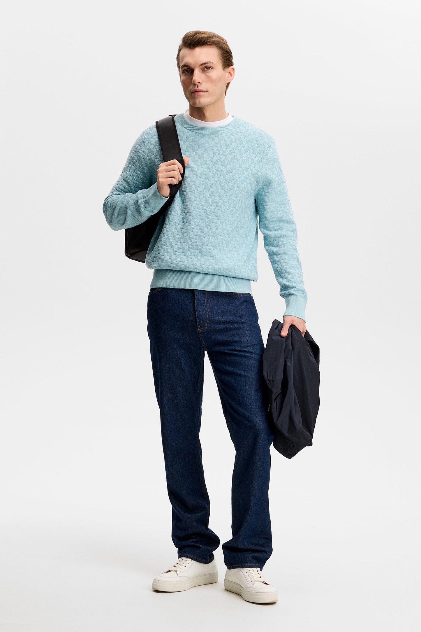 Arthur Knit Org Cotton / Forget-Me-Not
