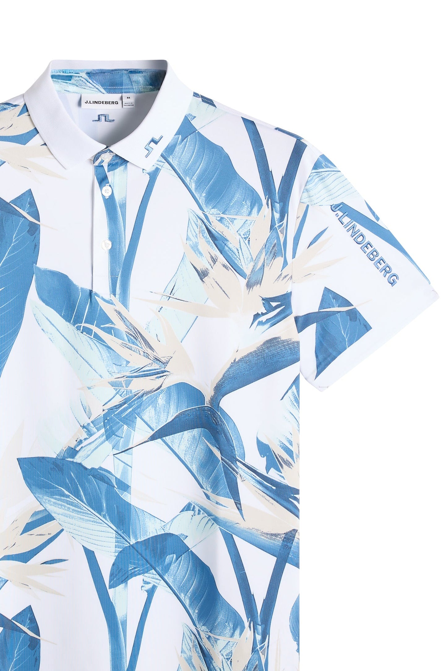 Tour Tech Print Polo / Paradise Skylight M