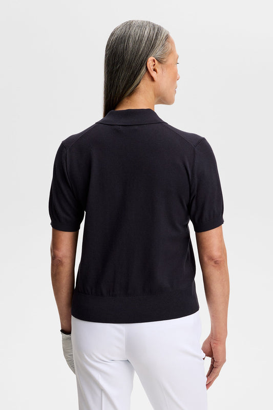 Blake SS Knit Polo / Navy