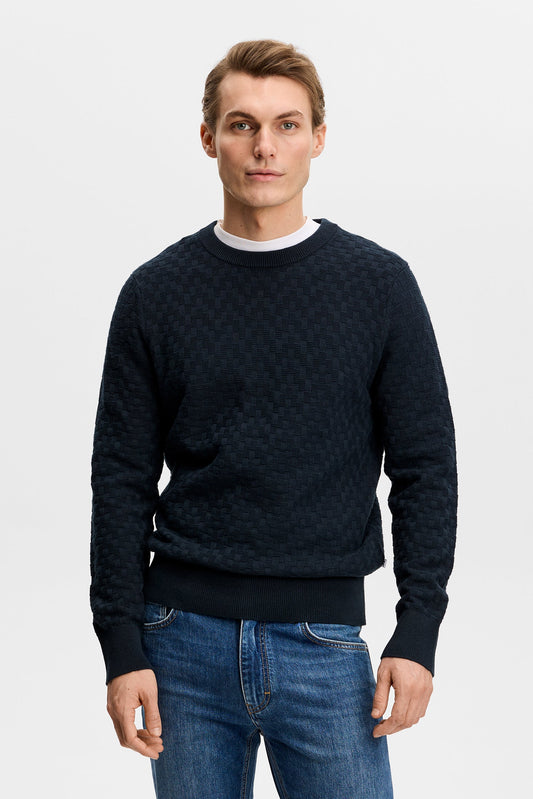 Arthur Knit Org Cotton / Navy