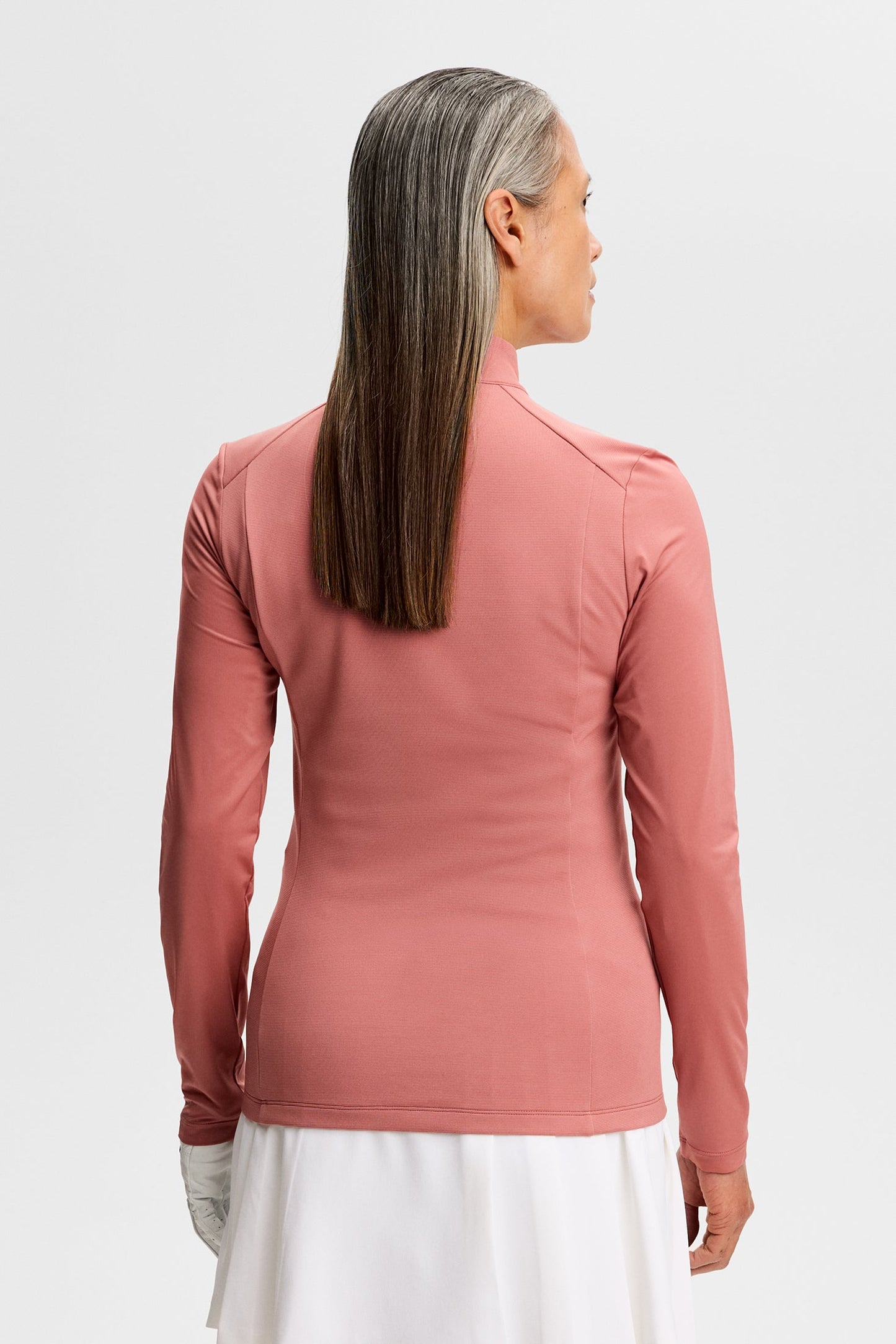 Cindy Quarter Zip Mid Layer / Withered Rose