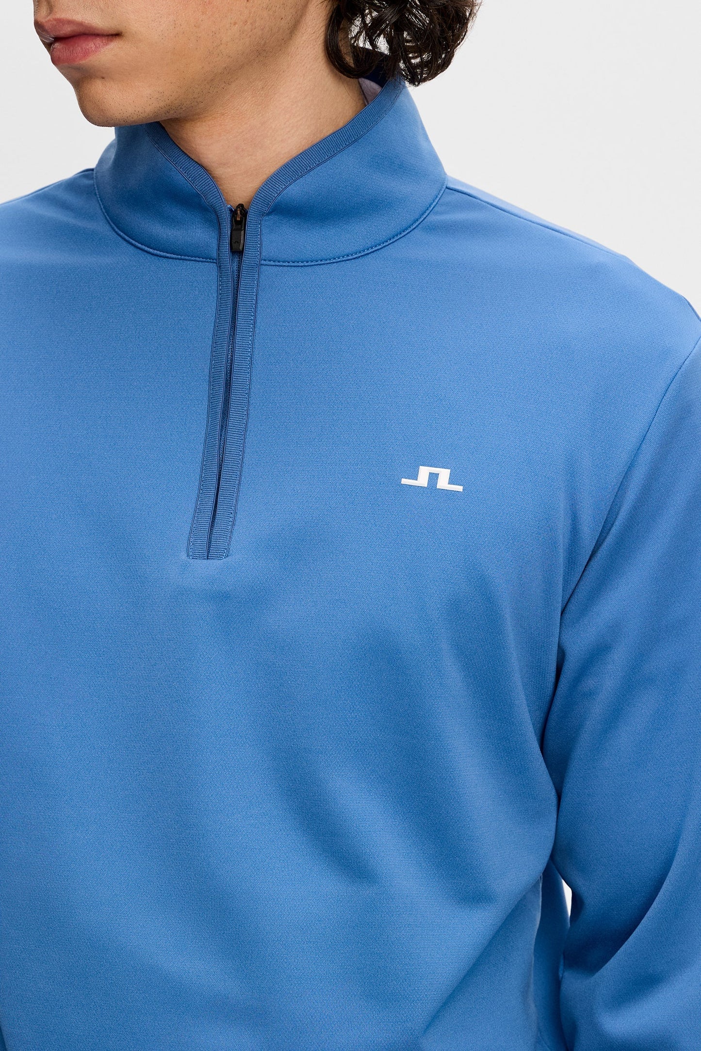 Clide Quarter Zip Mid Layer / Federal Blue