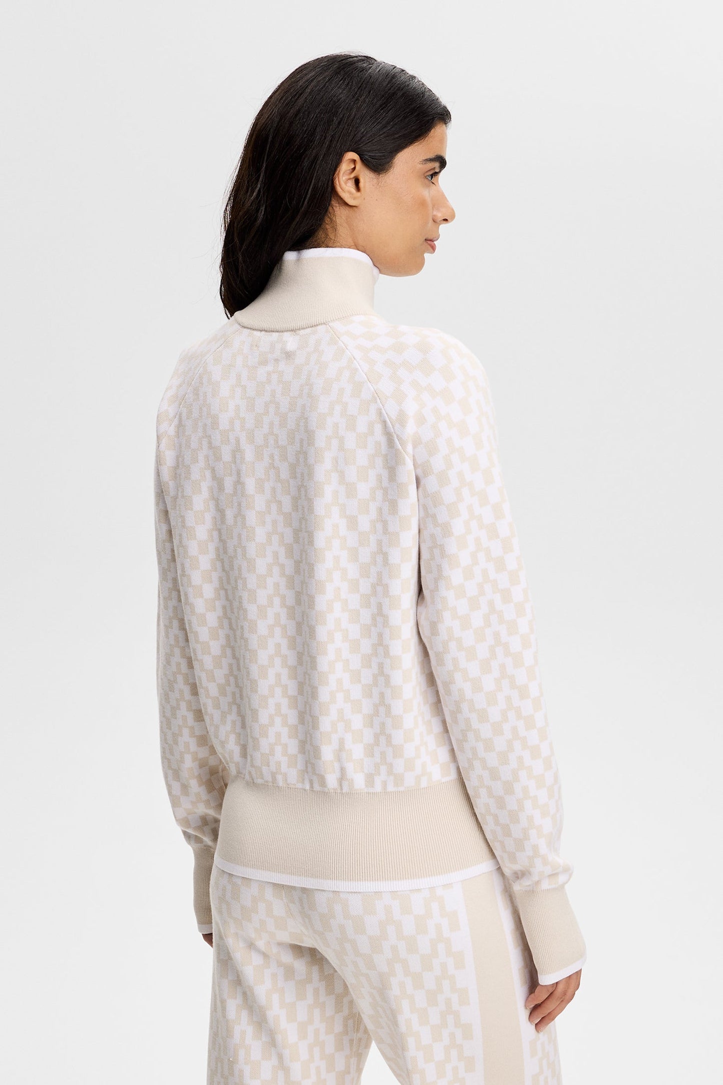 Kerla Knitted Zip Sweater / Bridge Stack Moonbeam M