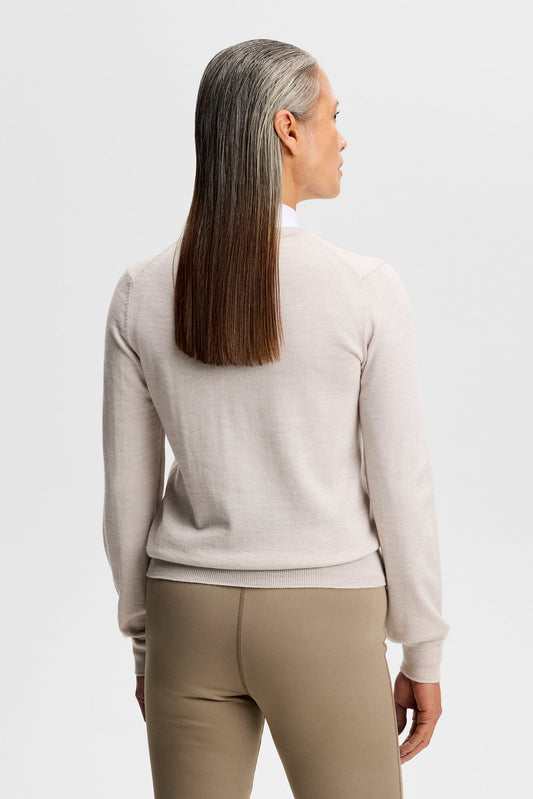 Aria Knitted Sweater / Moonbeam Melange
