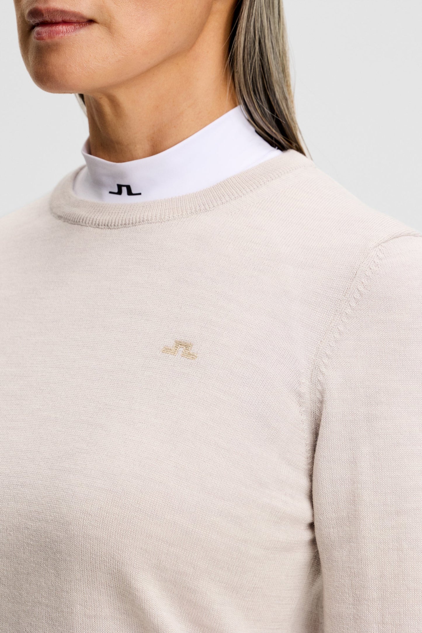 Aria Knitted Sweater / Moonbeam Melange