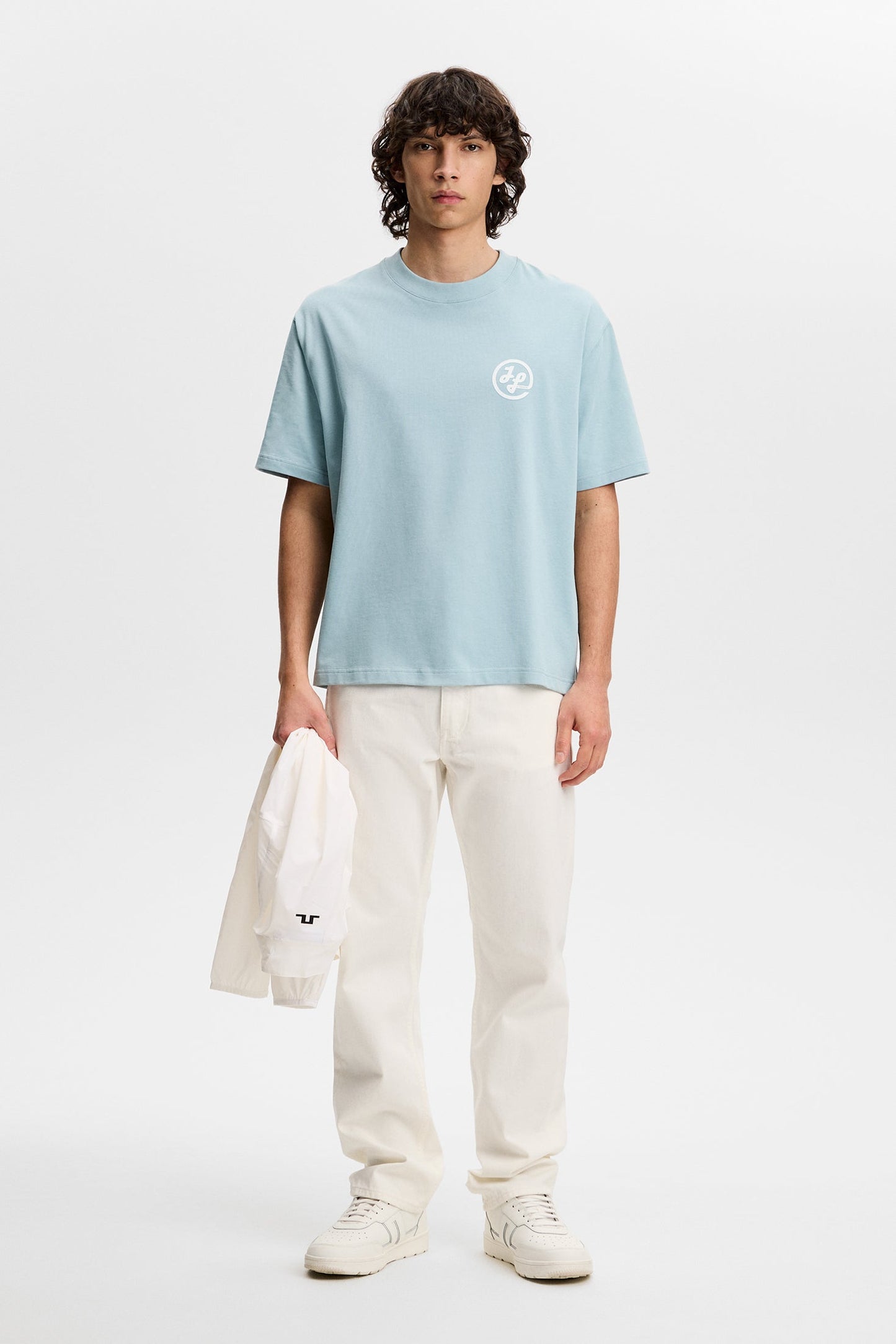 Tjorn Printed T-Shirt / Forget-Me-Not