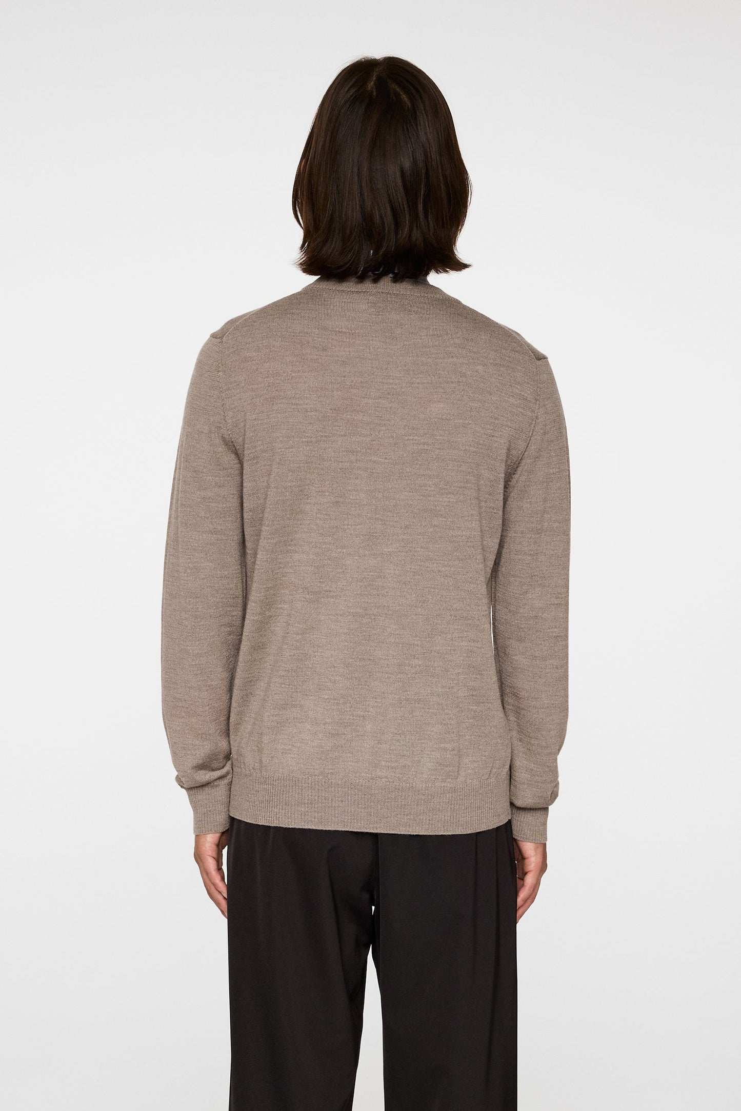 Keane Merino Crew Neck / Brindle Melange