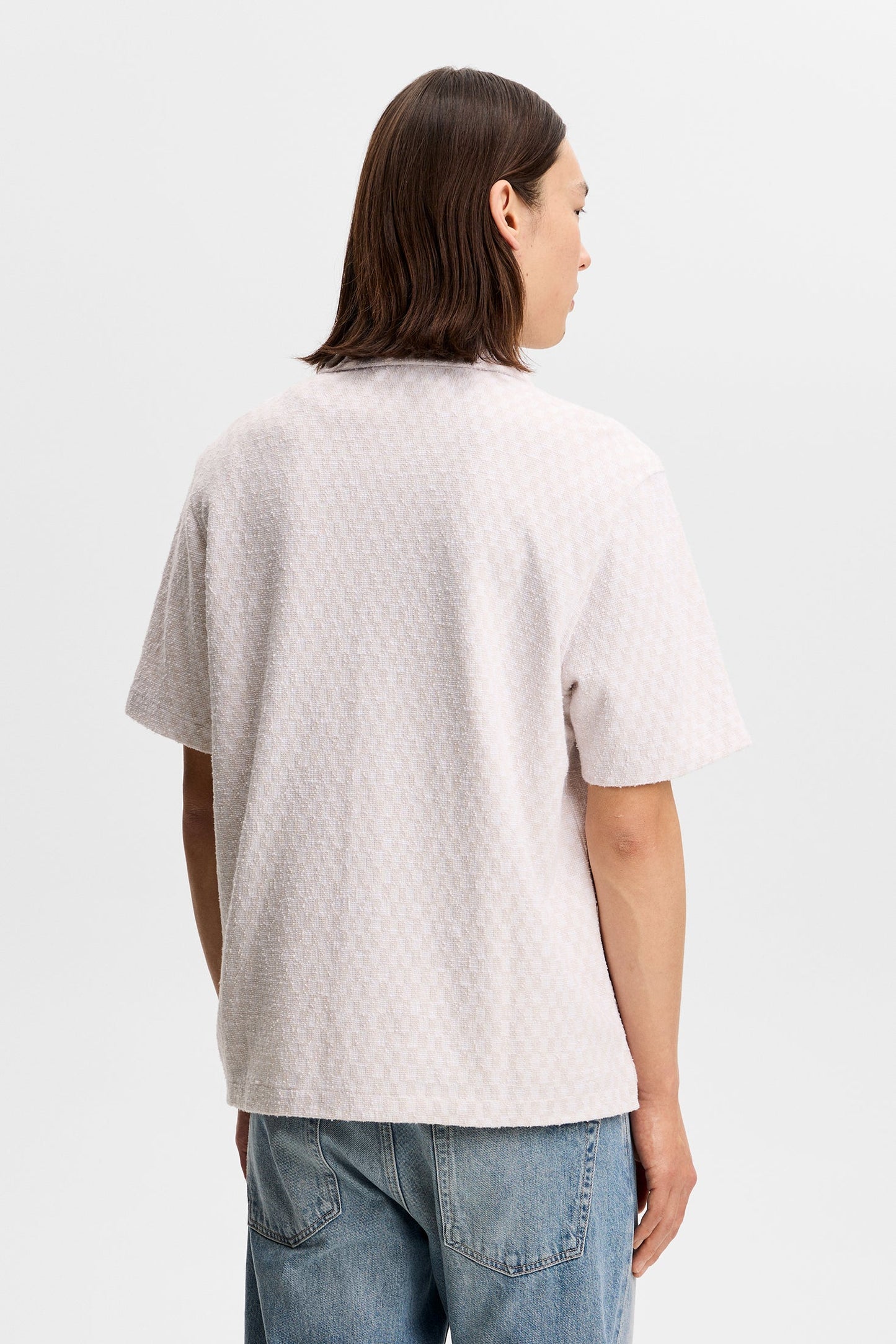 Torpa Jacquard Shirt / Moonbeam