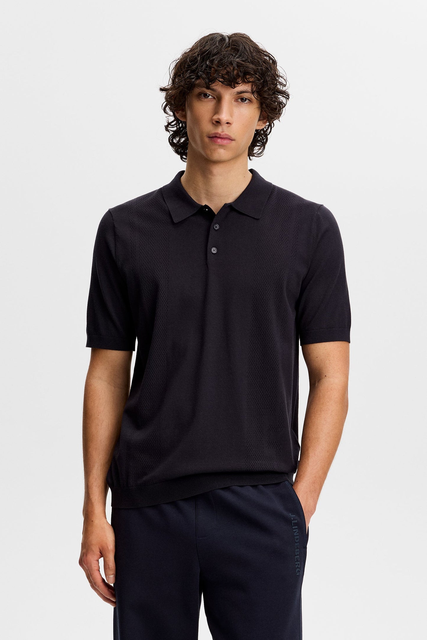 Reymond Seasonal Knit Polo / Navy
