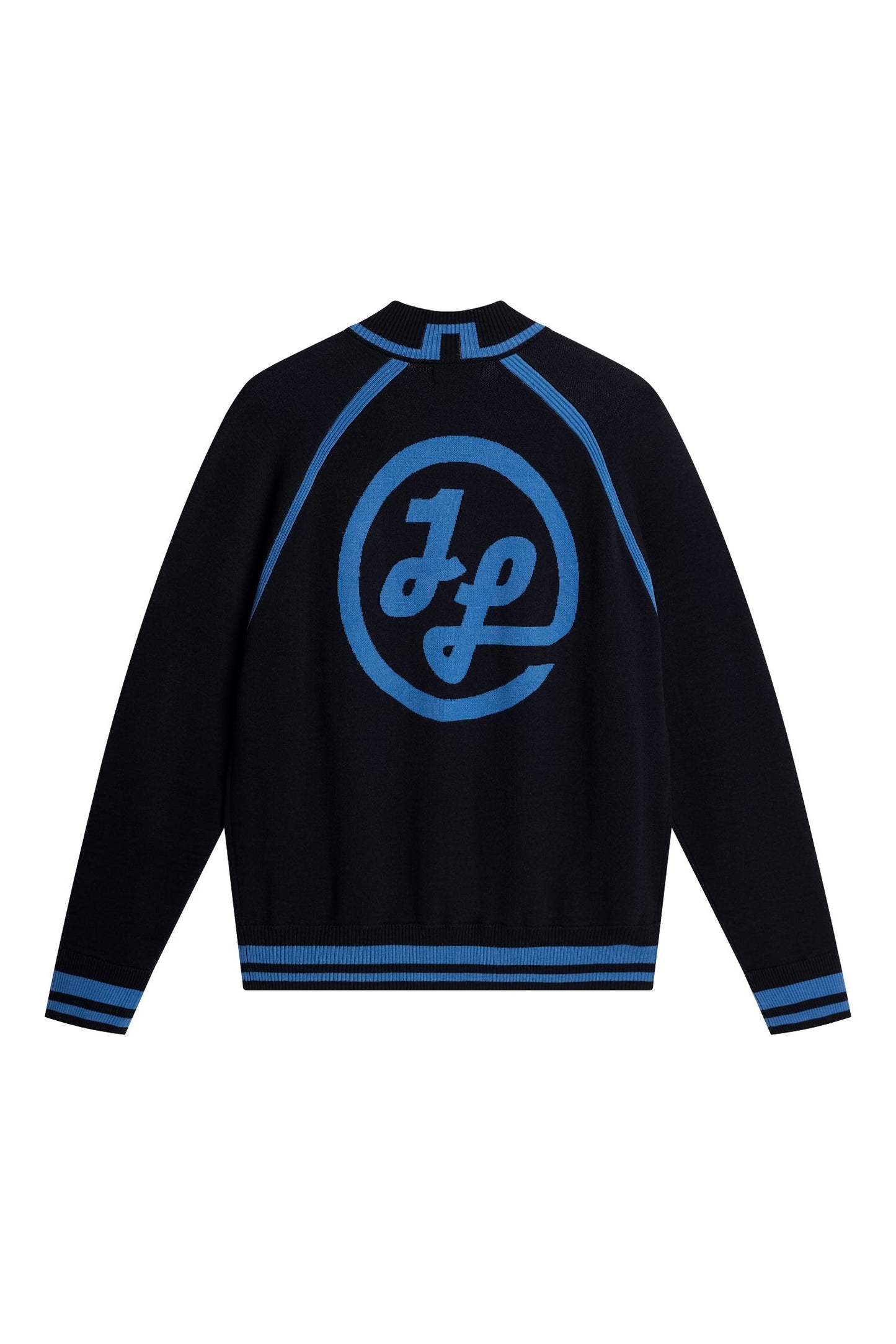 Stanley Jacquard Knit Bomber / Navy