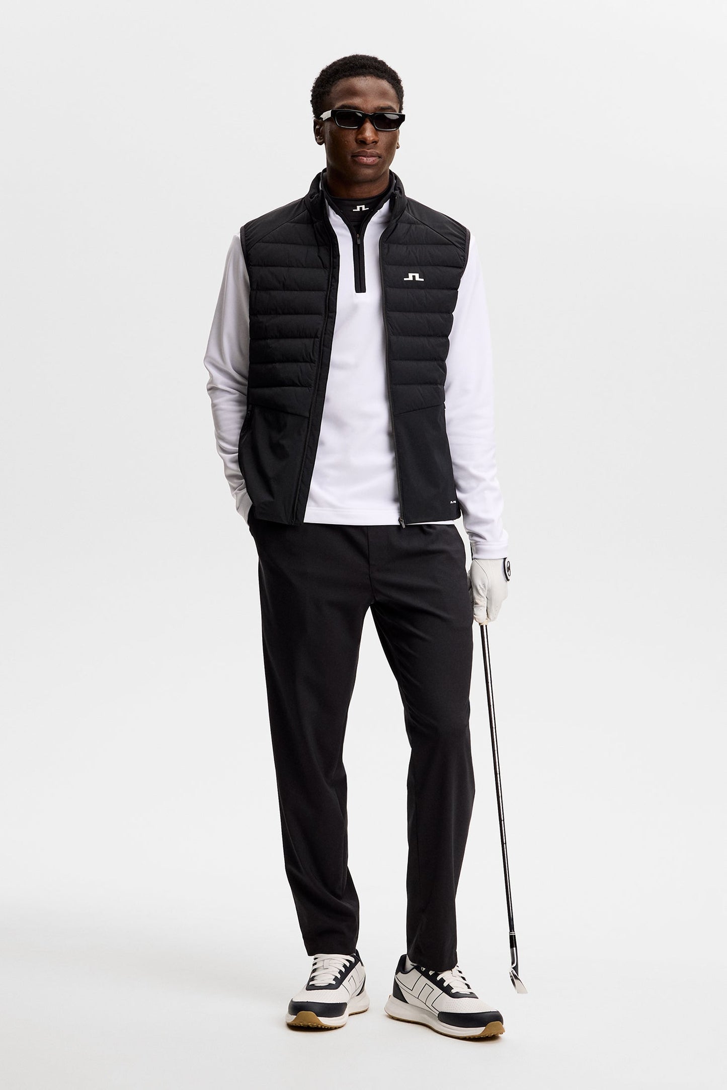 Clide Quarter Zip Mid Layer / White