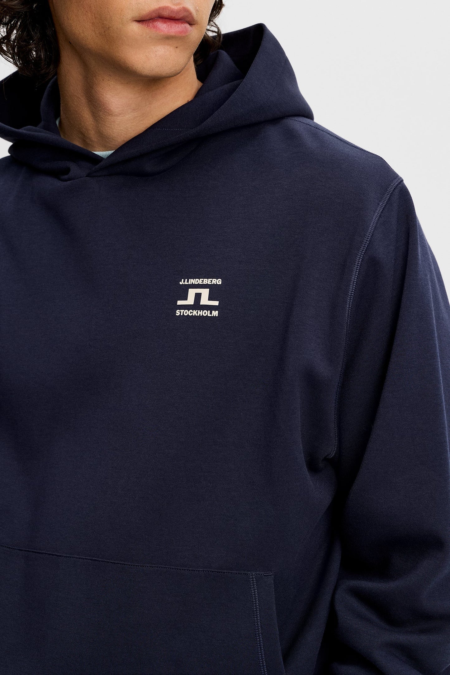 Club Printed Hood / Navy