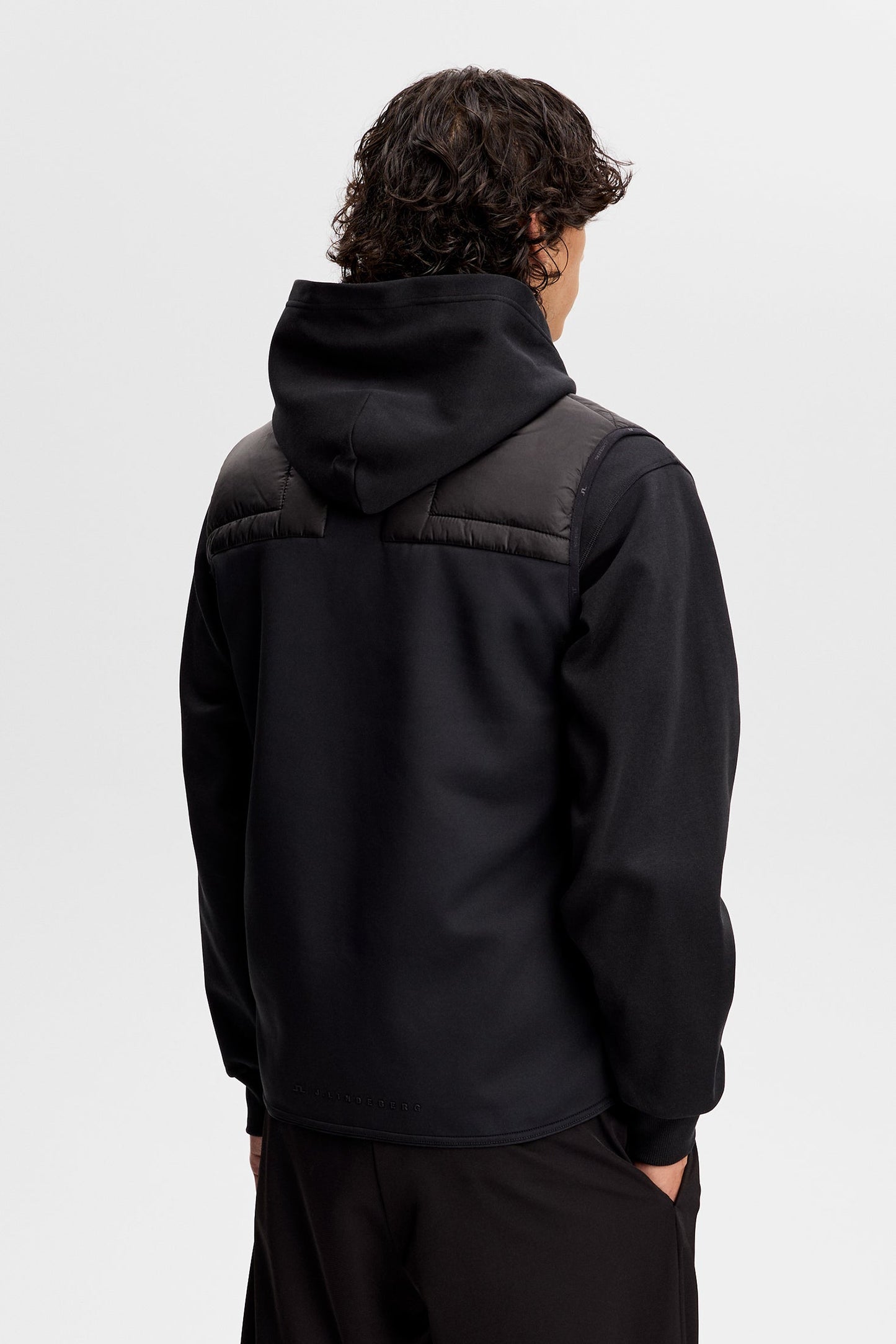Heyden Quilt Hybrid Vest / Black