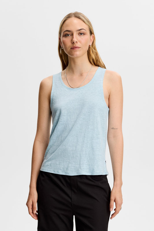 Evelyn Top / Forget-Me-Not