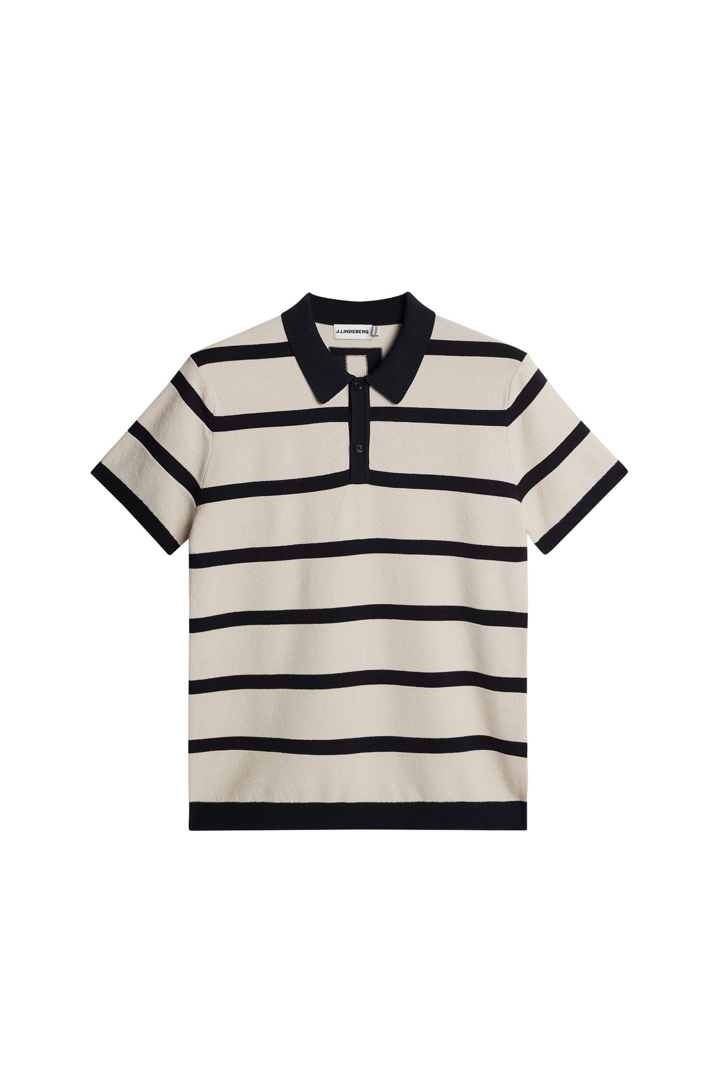 Reve Short Sleeve Stripe Polo / Moonbeam