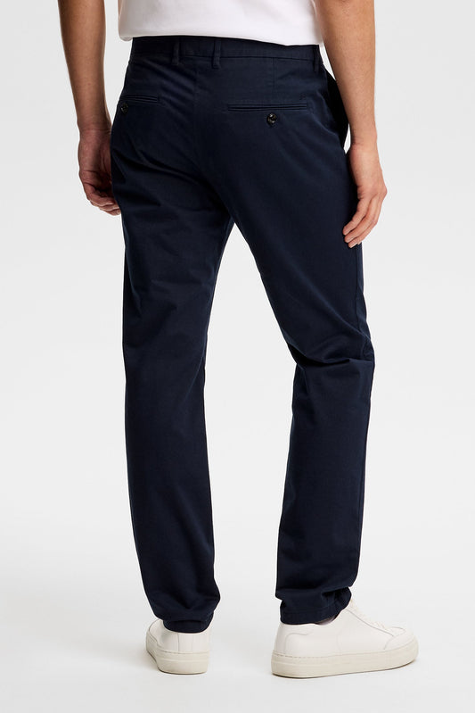 Chaze Cotton Stretch Pants / Navy