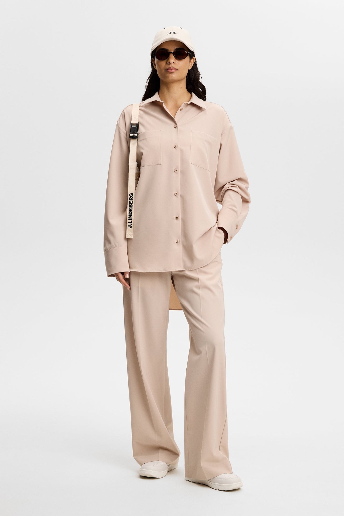 Willow Tech Drape Shirt / Moonbeam
