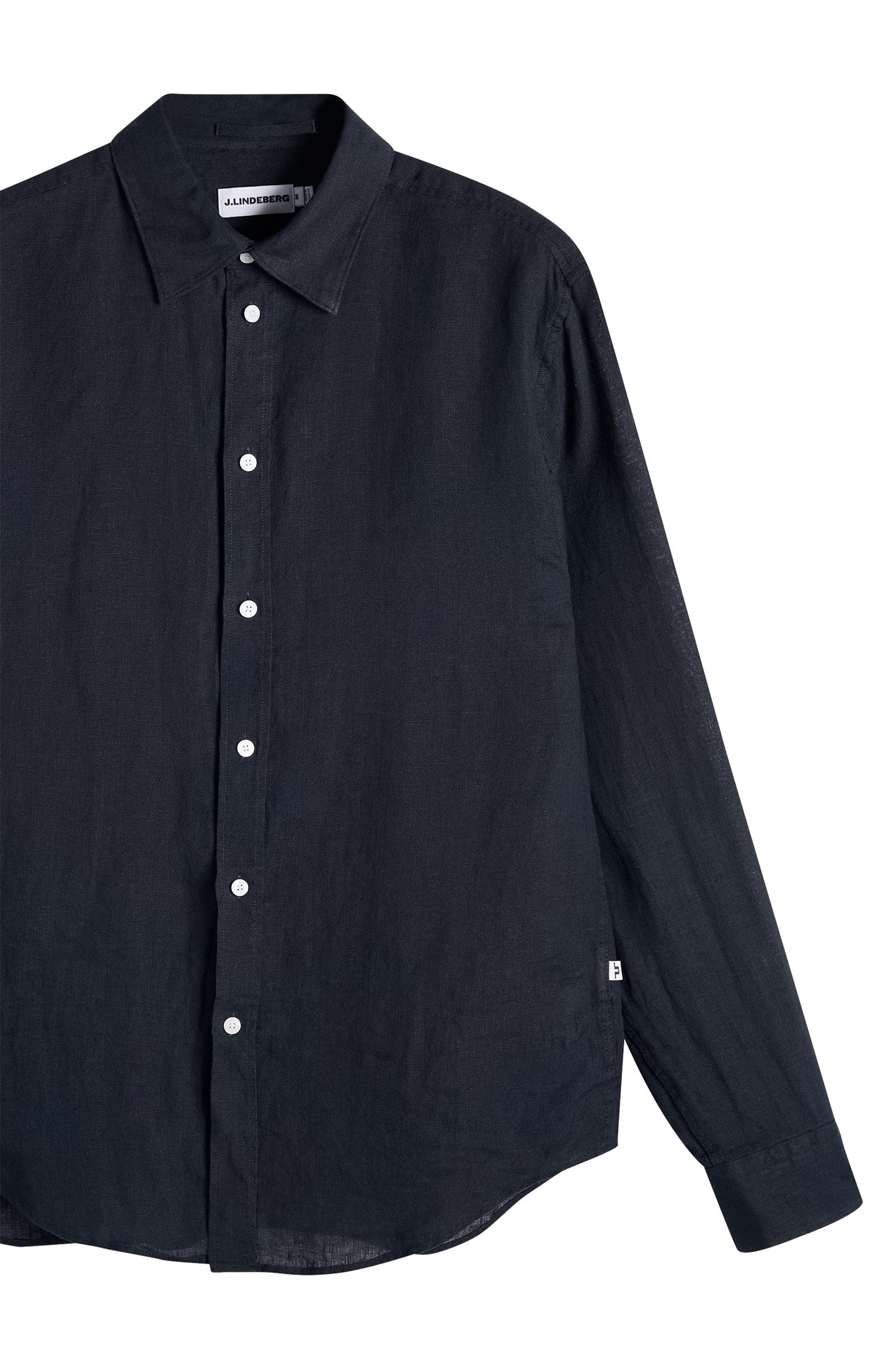 Zachary Clean Linen Shirt / Navy