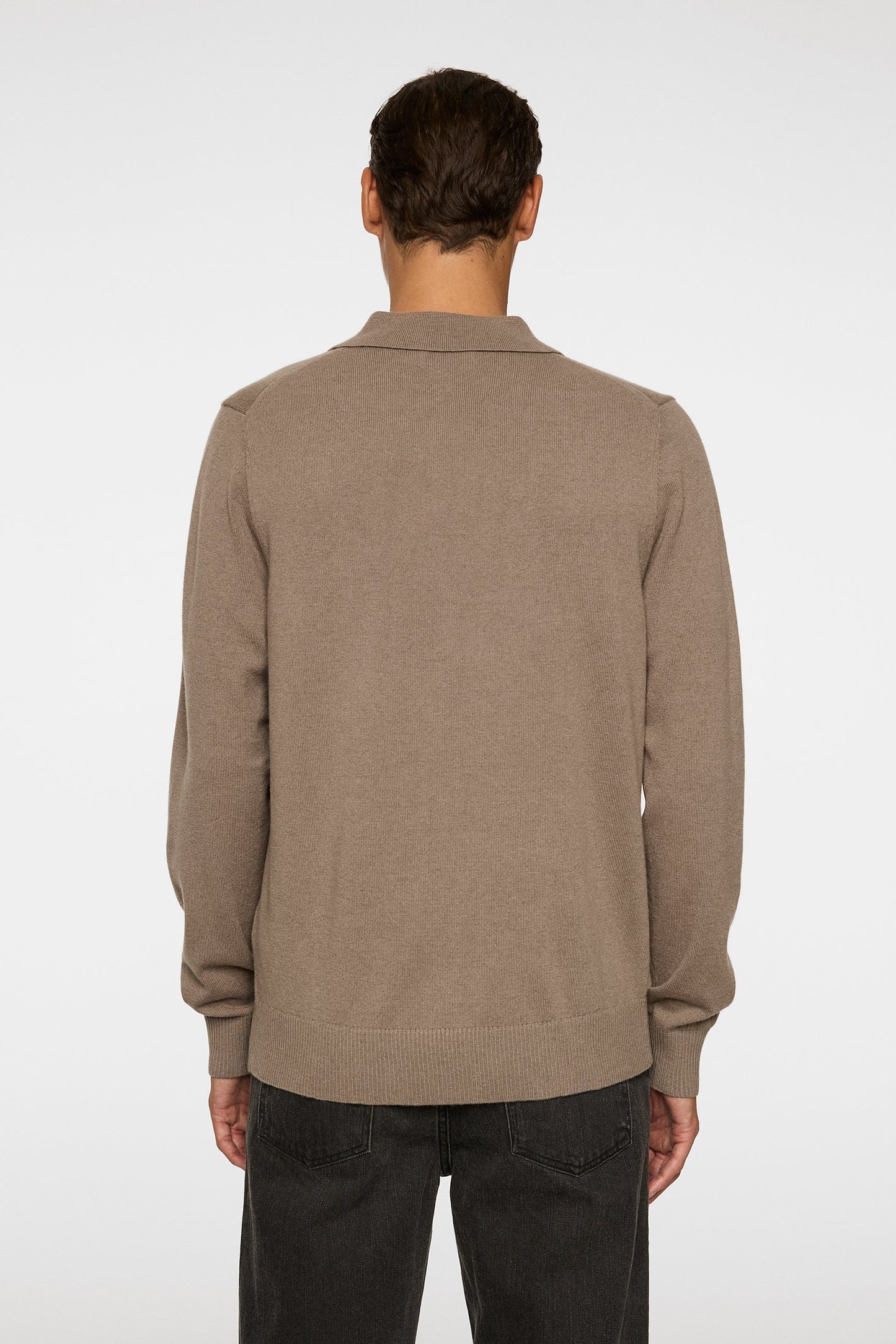 Edgar Knitted Wool Polo / Brindle