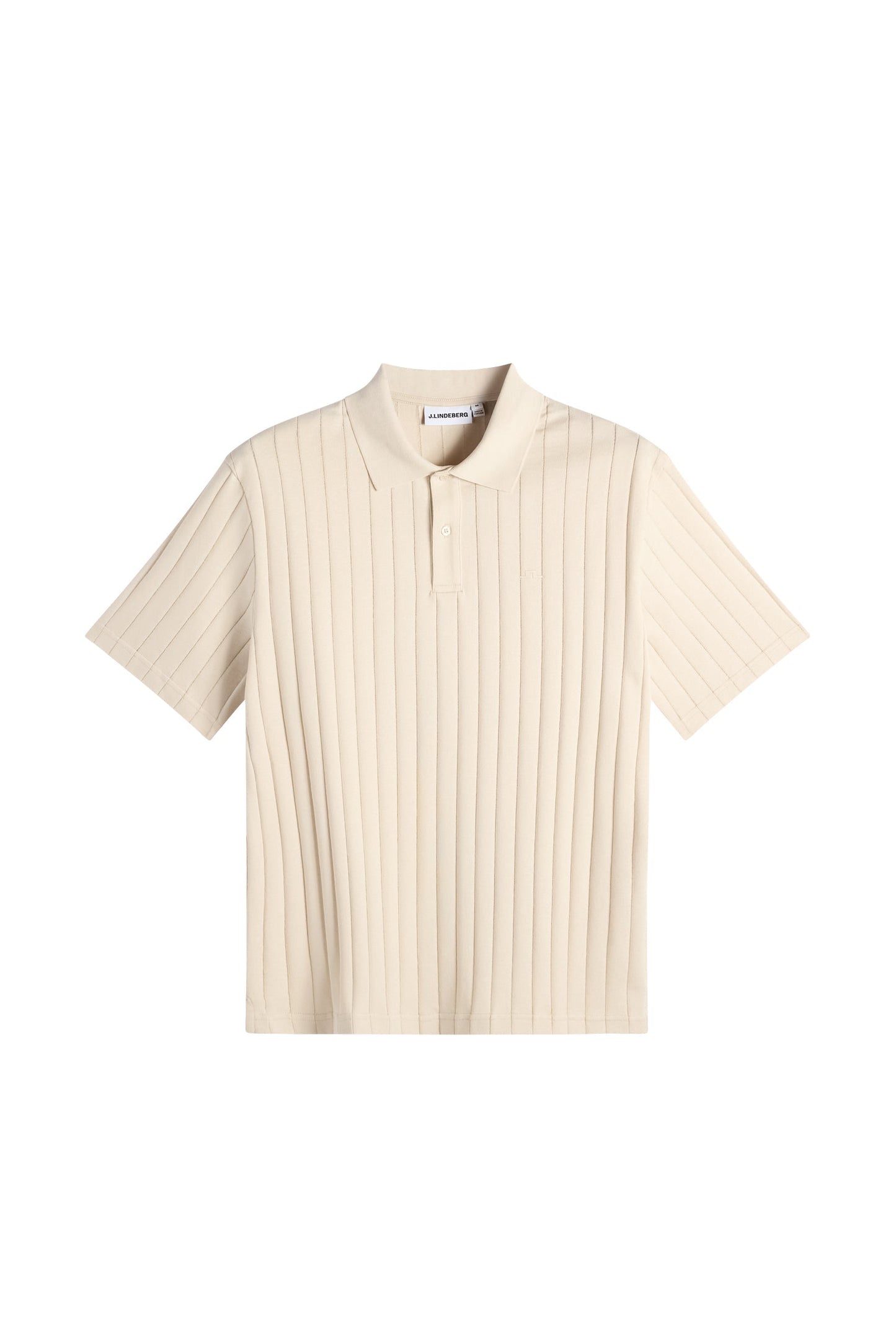 Simon Stripe Polo / Moonbeam