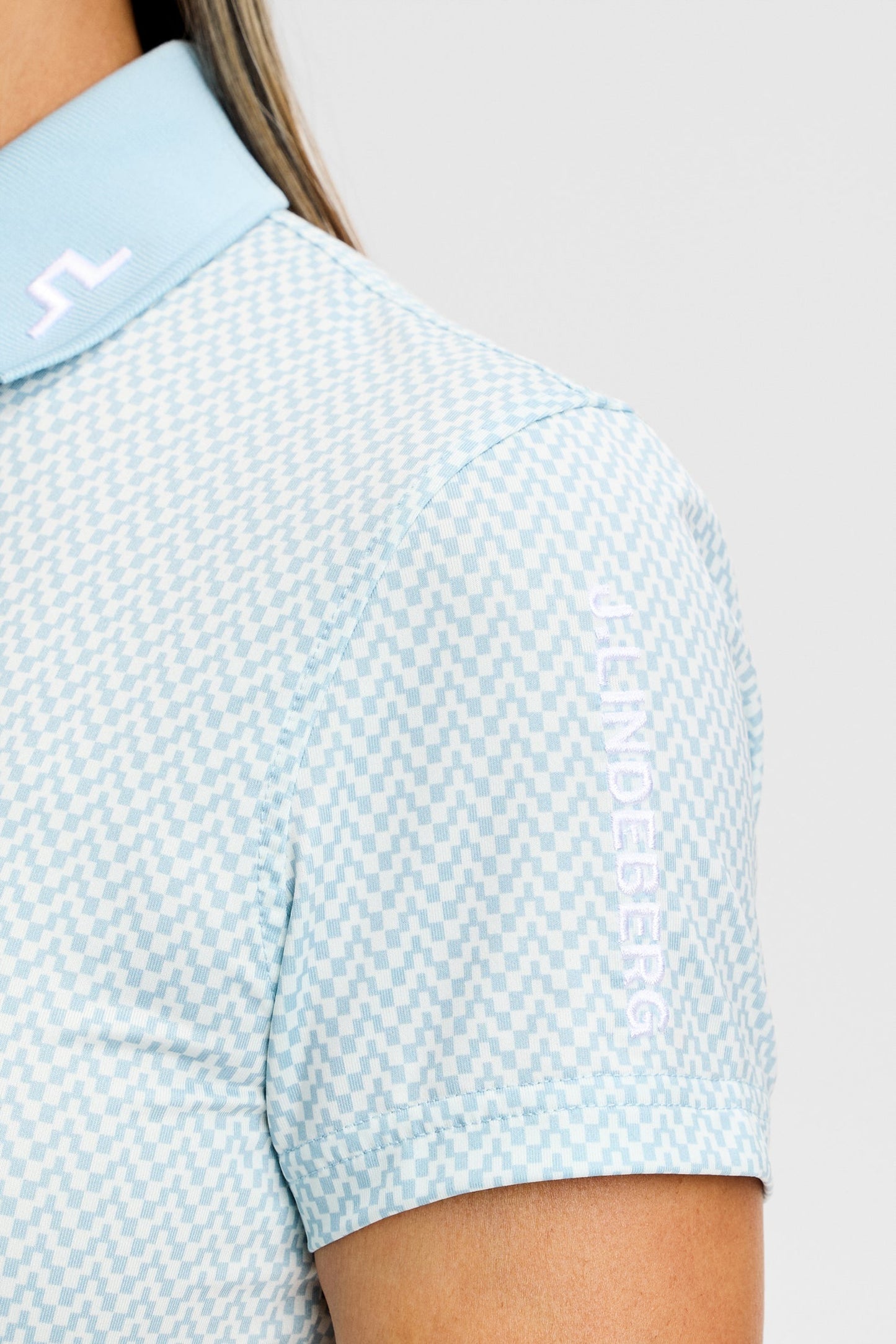 Tour Tech Print Polo / Bridge Stack Skylight S