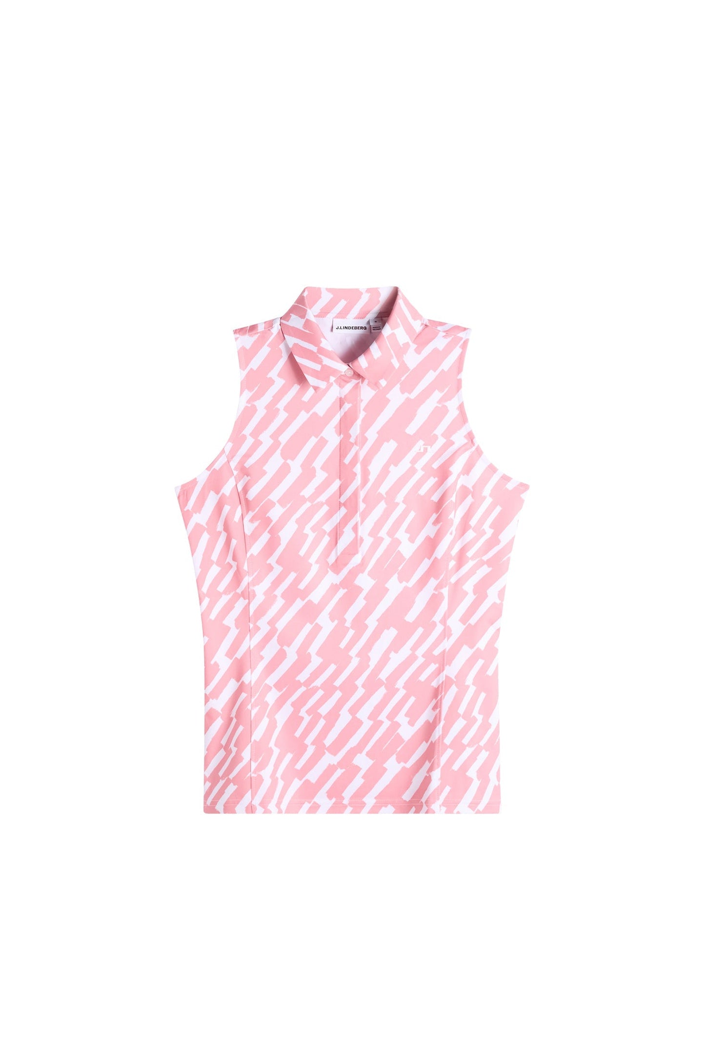 Dena Print Sleeveless Polo / Oak Flamingo M