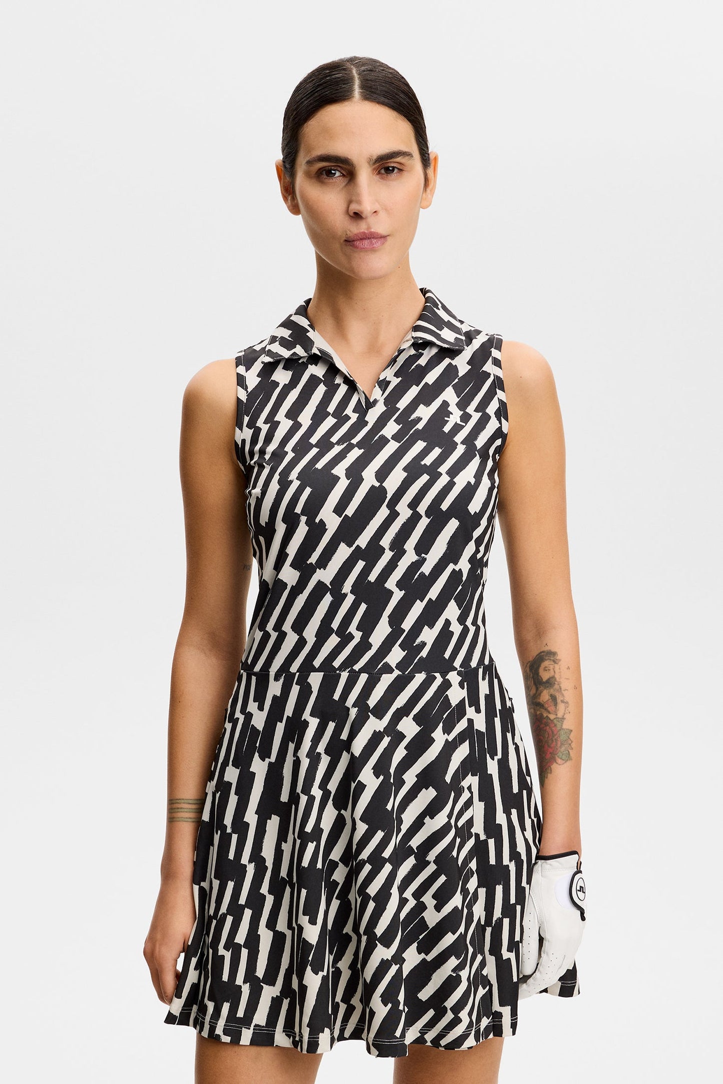 Dana Printed Dress / Oak Moonbeam M