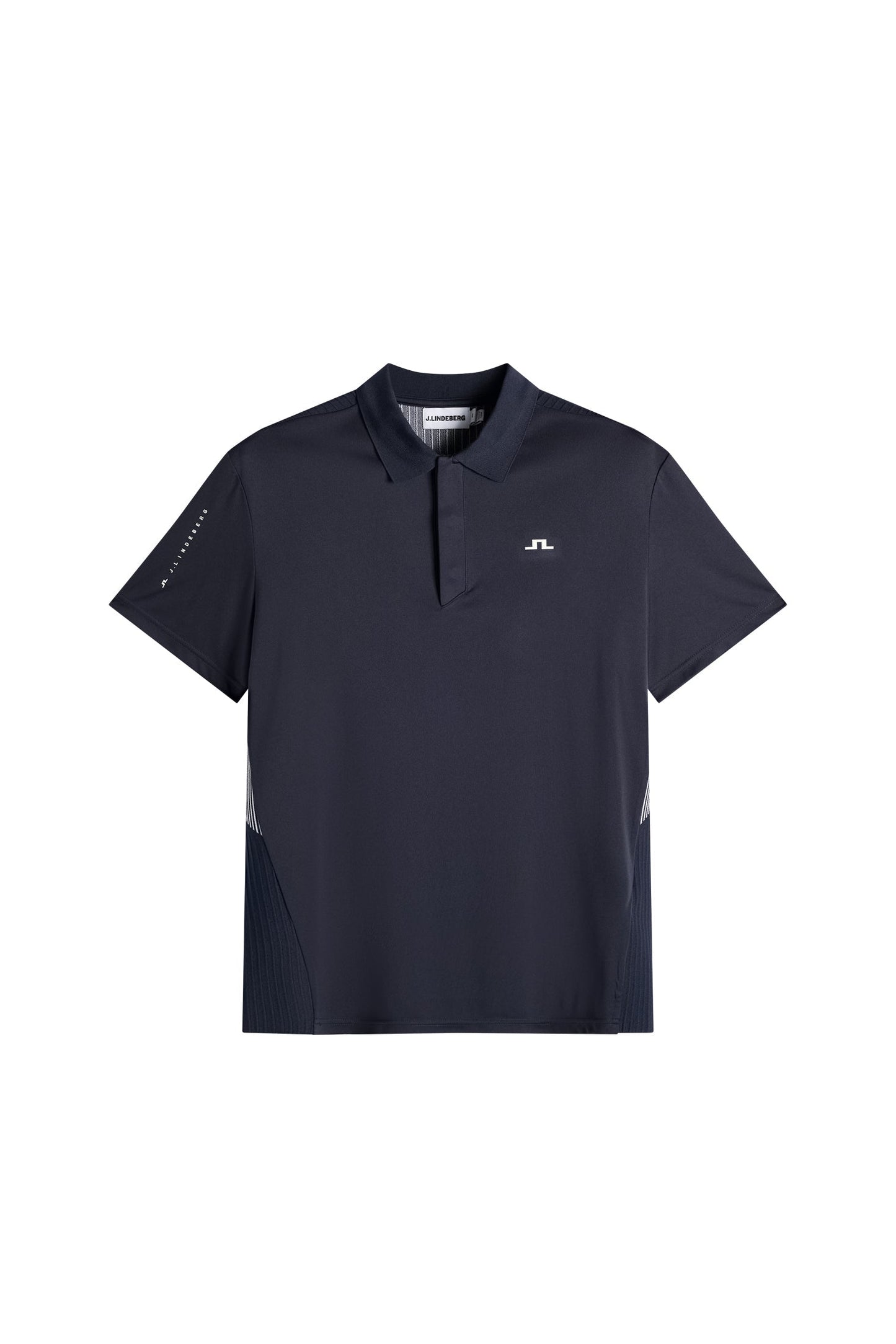 Neri Hybrid Knit Polo Shirt / Navy