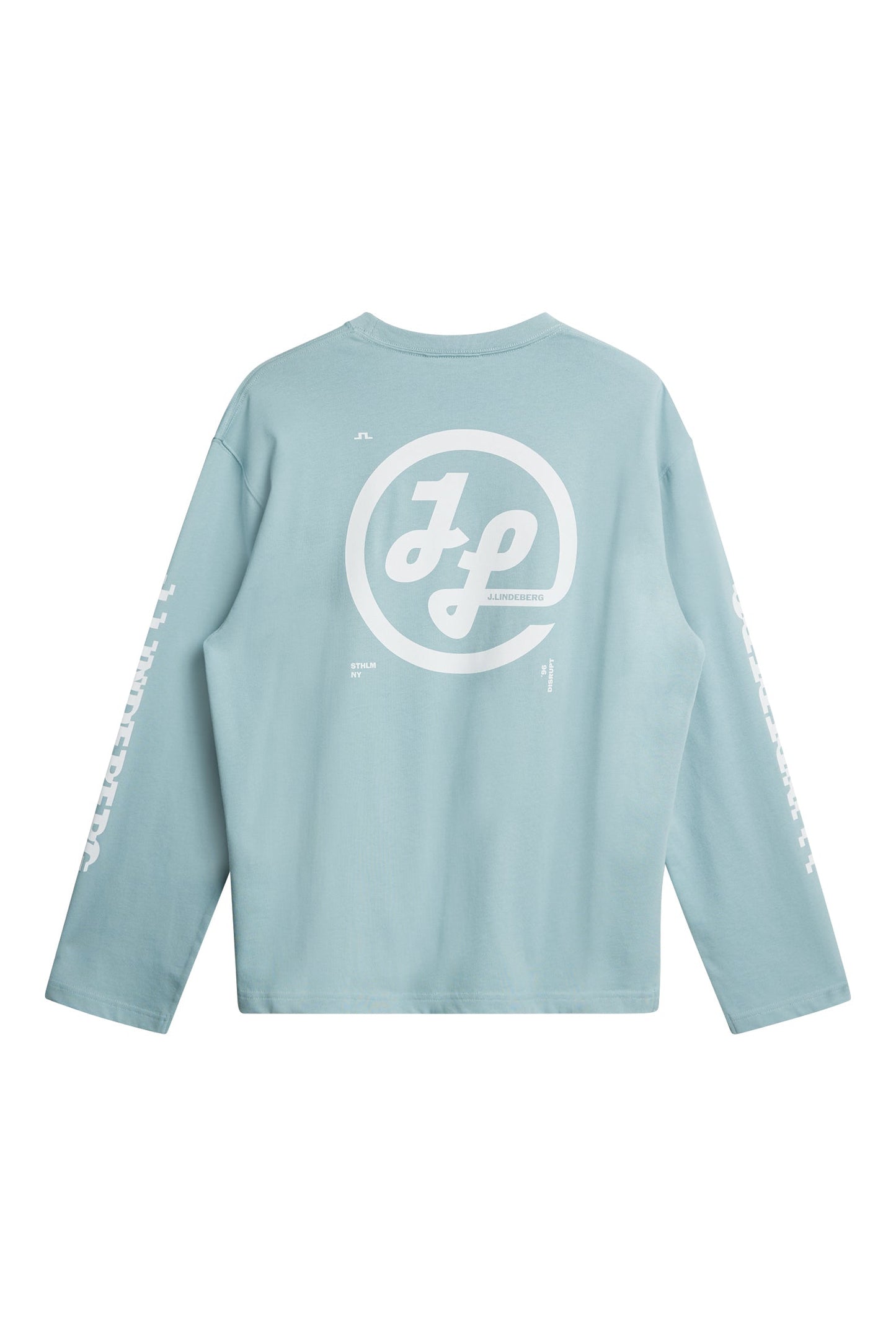 Walsh LS Print T-shirt / Forget-Me-Not