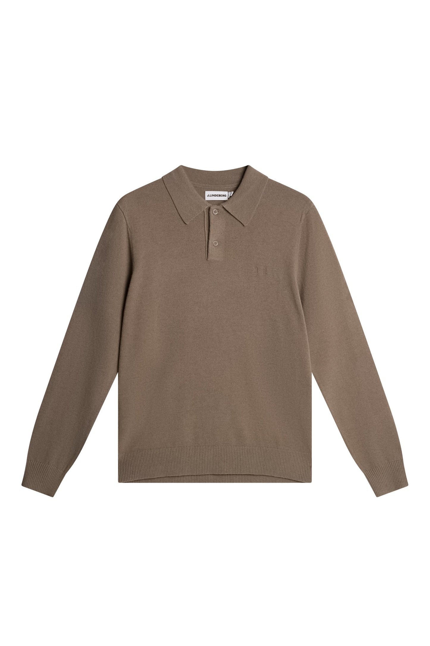 Edgar Knitted Wool Polo / Brindle