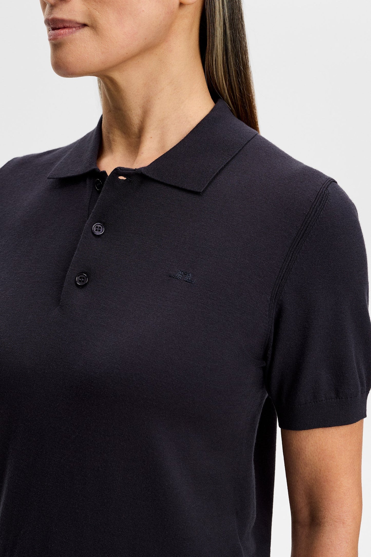Blake SS Knit Polo / Navy