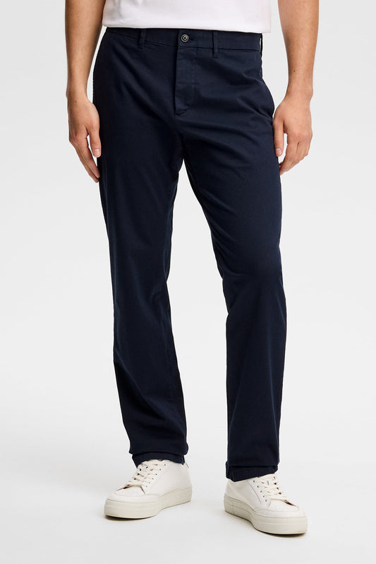Chaze Cotton Stretch Pants / Navy