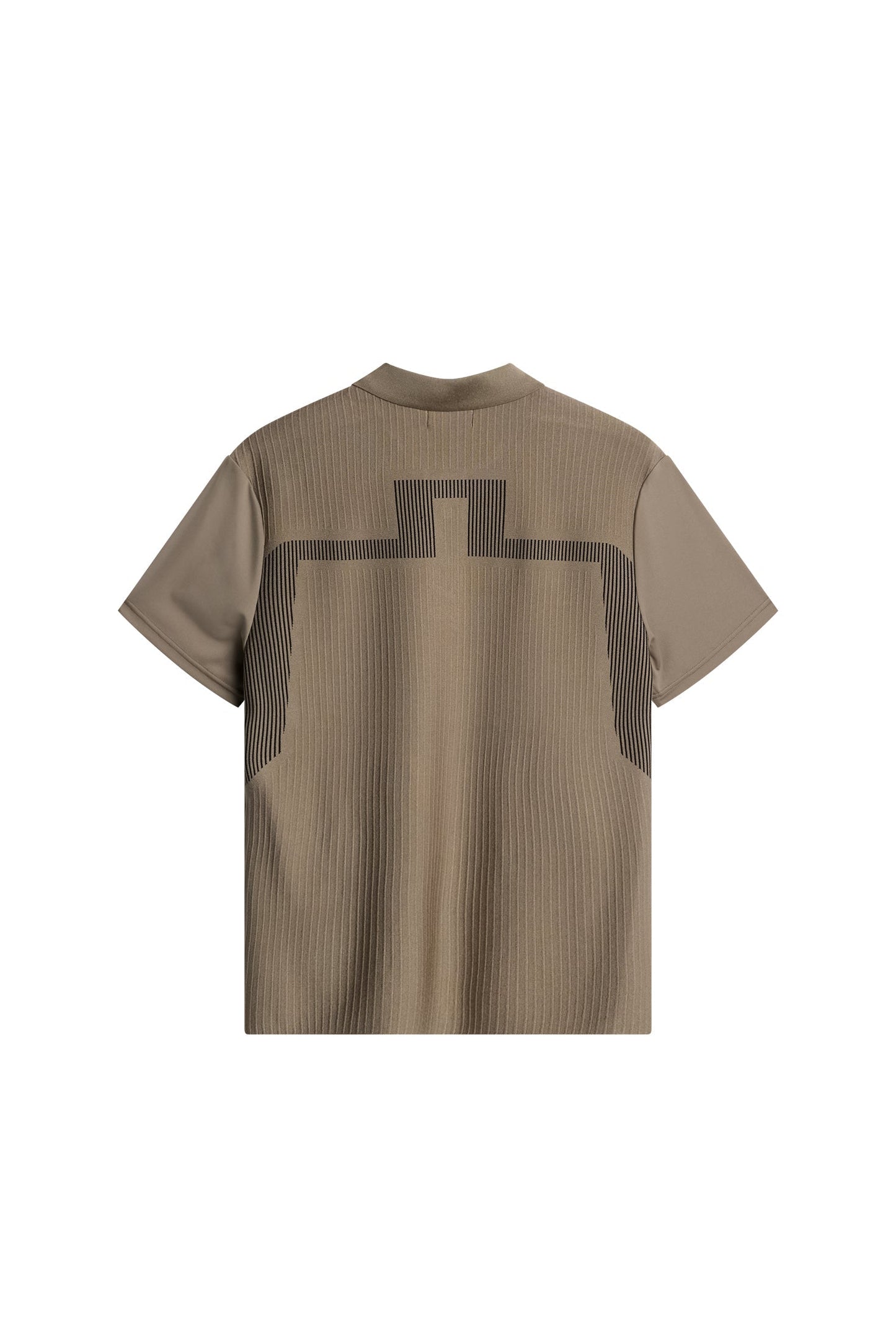 Neri Hybrid Knit Polo Shirt / Brindle