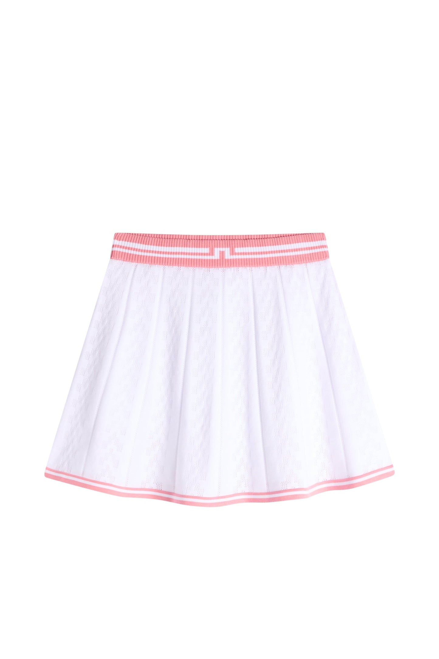 Pamela Pointelle Knitted skirt / White