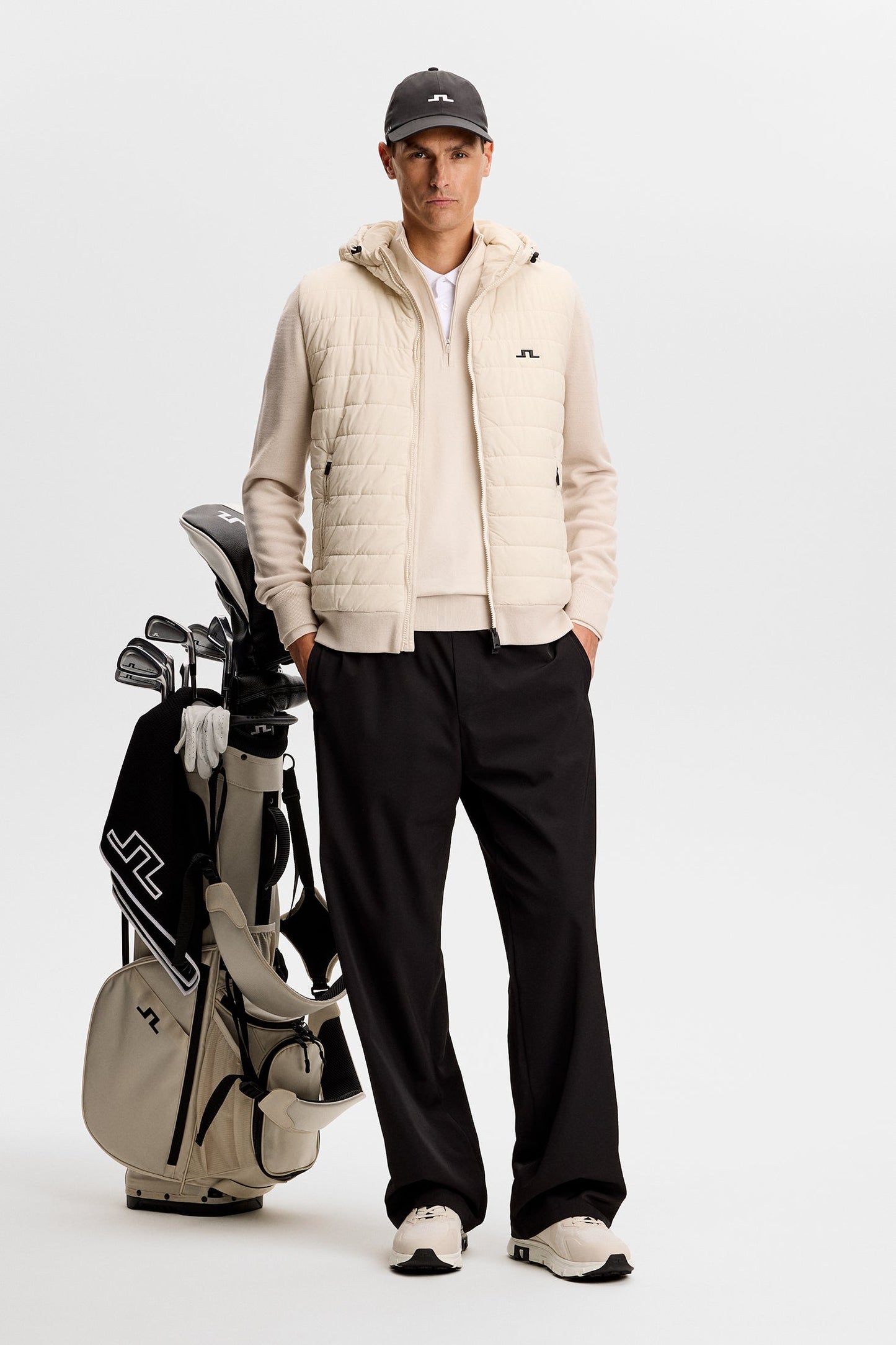 Ebbe Hybrid Knit Hoodie / Moonbeam