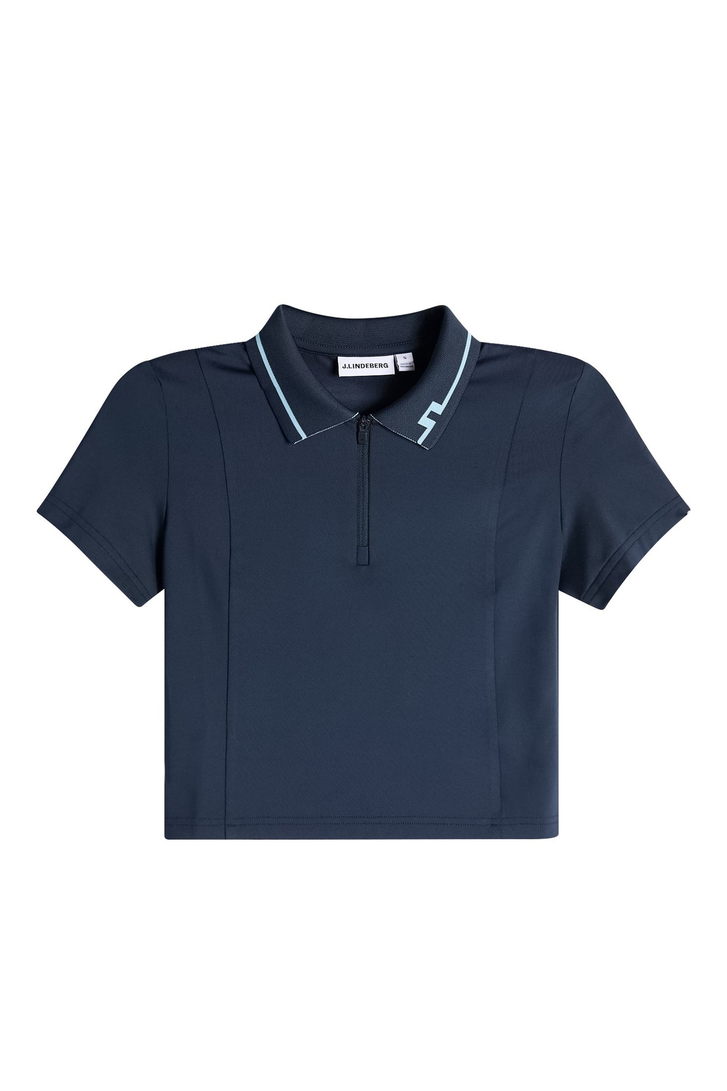 Naomi Cropped Polo / Navy