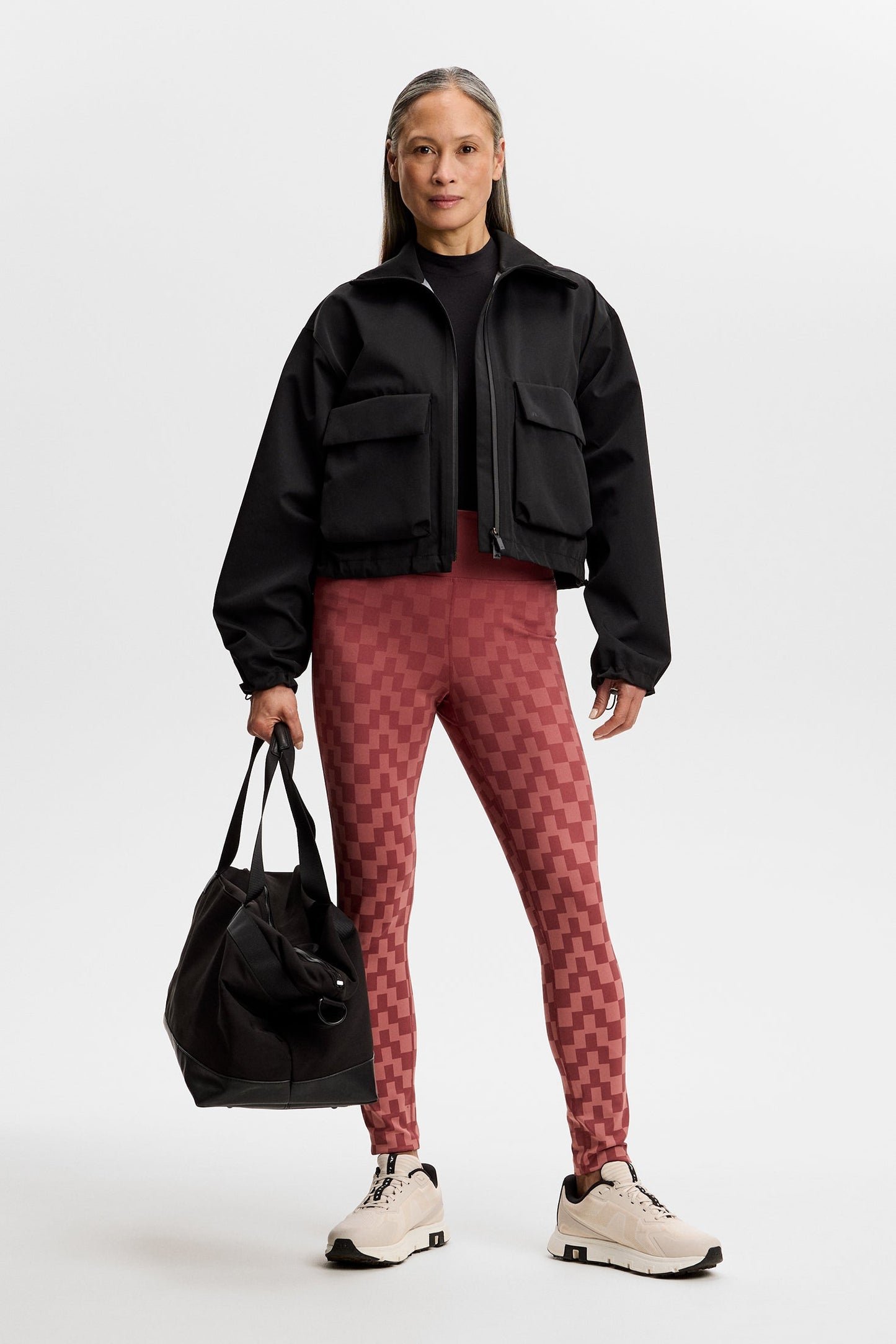 Valerie Print Leggings / Bridge Stack Apple Butter M