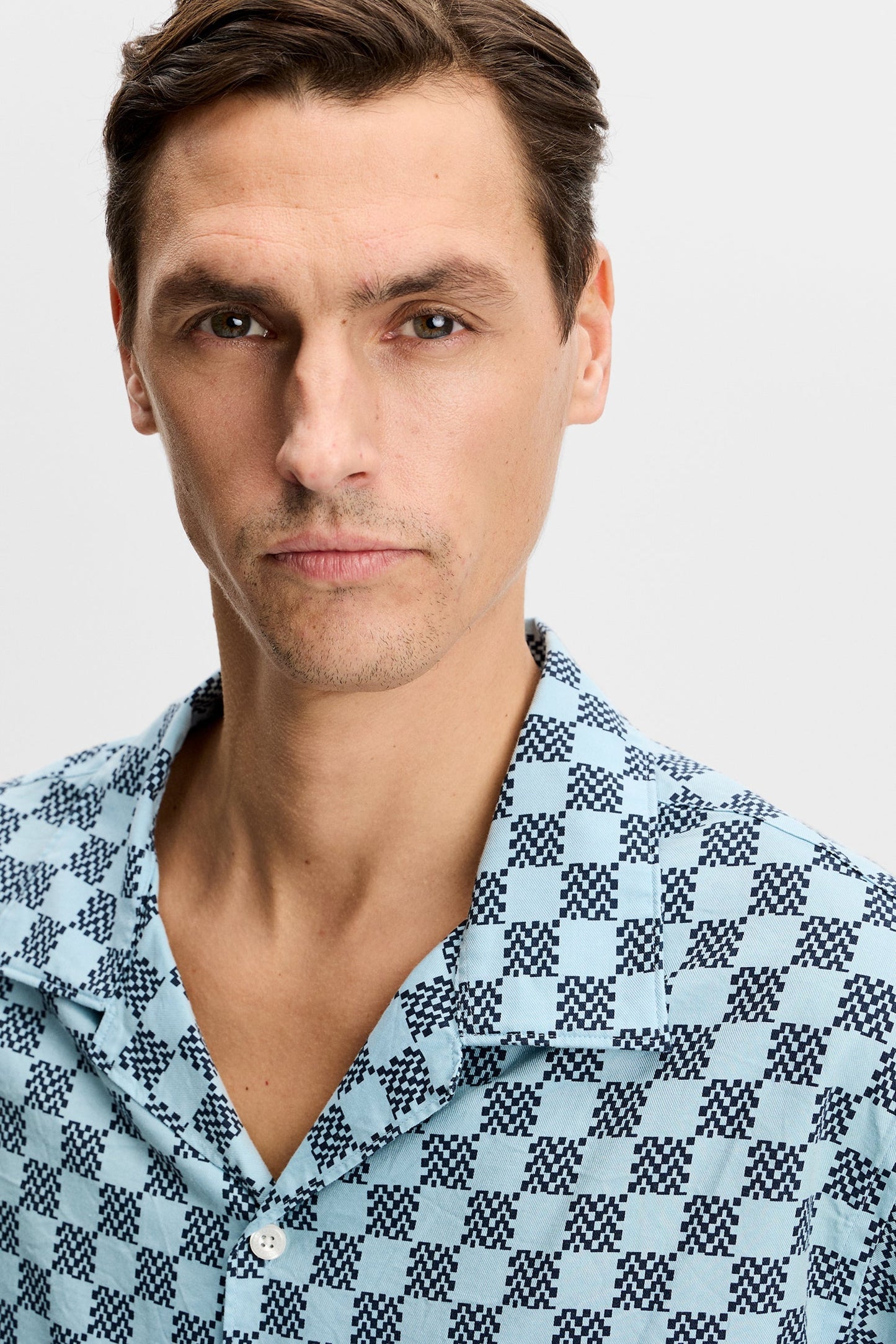 Elio Off Course Resort Shirt / Stack Check Forget M