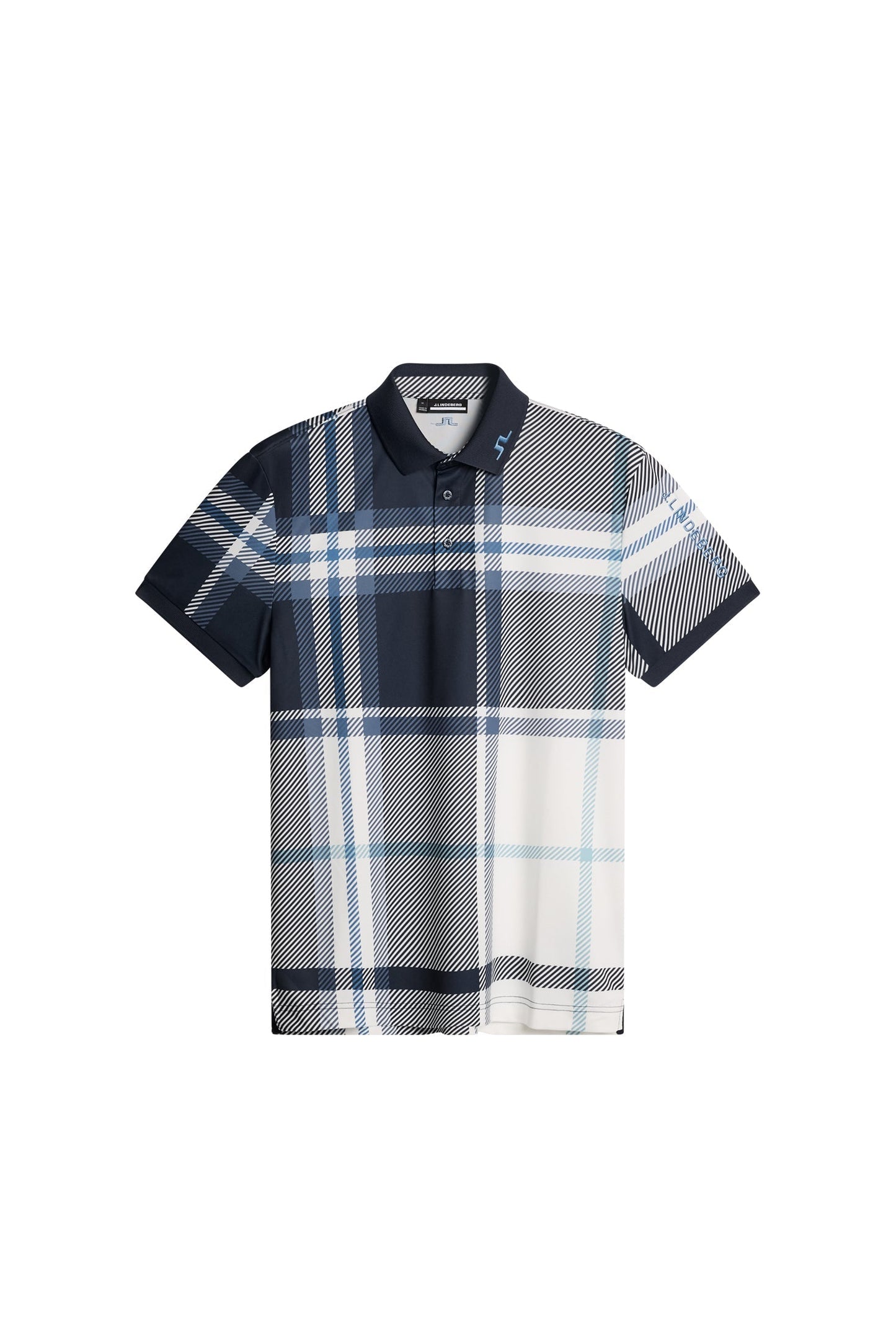 Tour Tech Print Polo DPWT / Tartan Navy