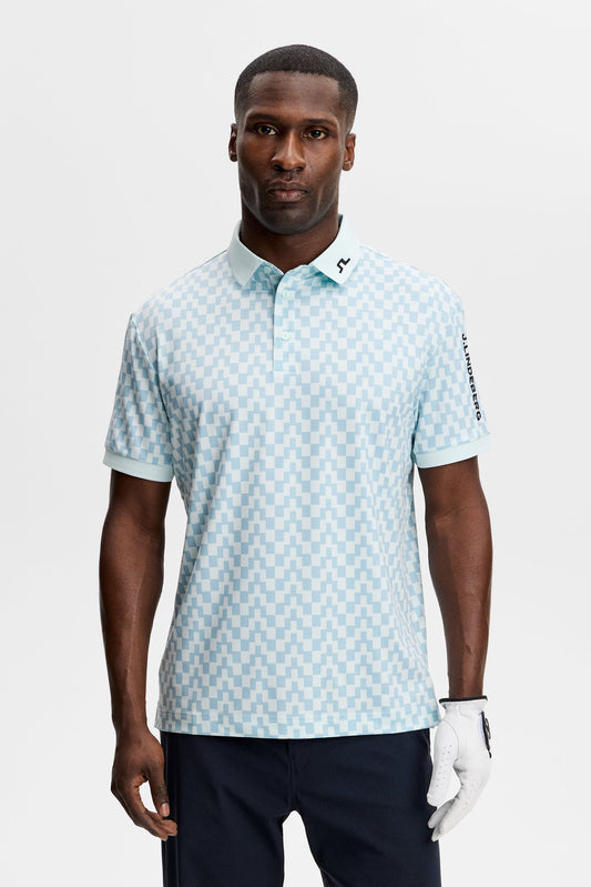 Tour Tech Print Polo / Bridge Stack Skylight M