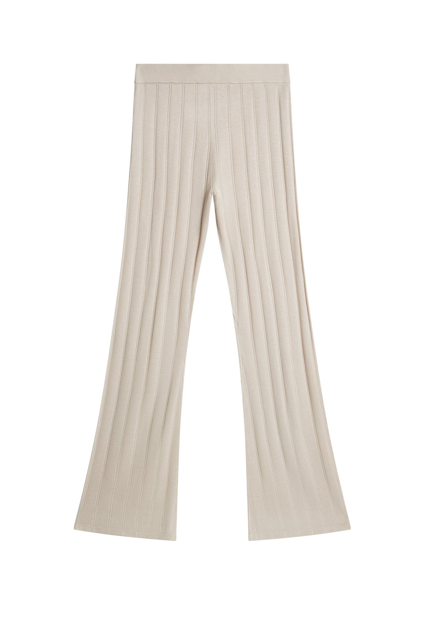 Vera Wide Rib Knit Pants / Moonbeam
