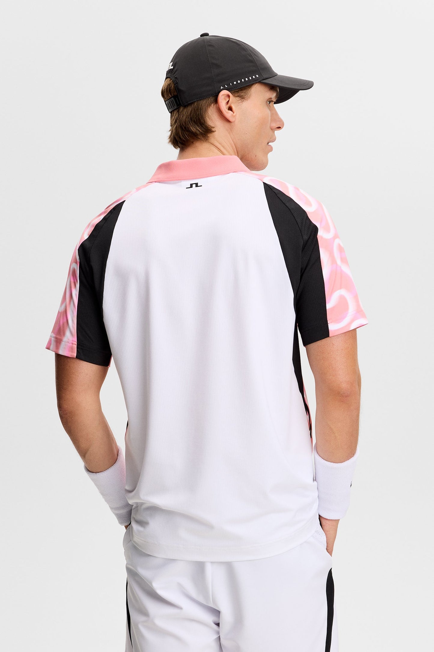 Paul Print Polo / Rally Flamingo M